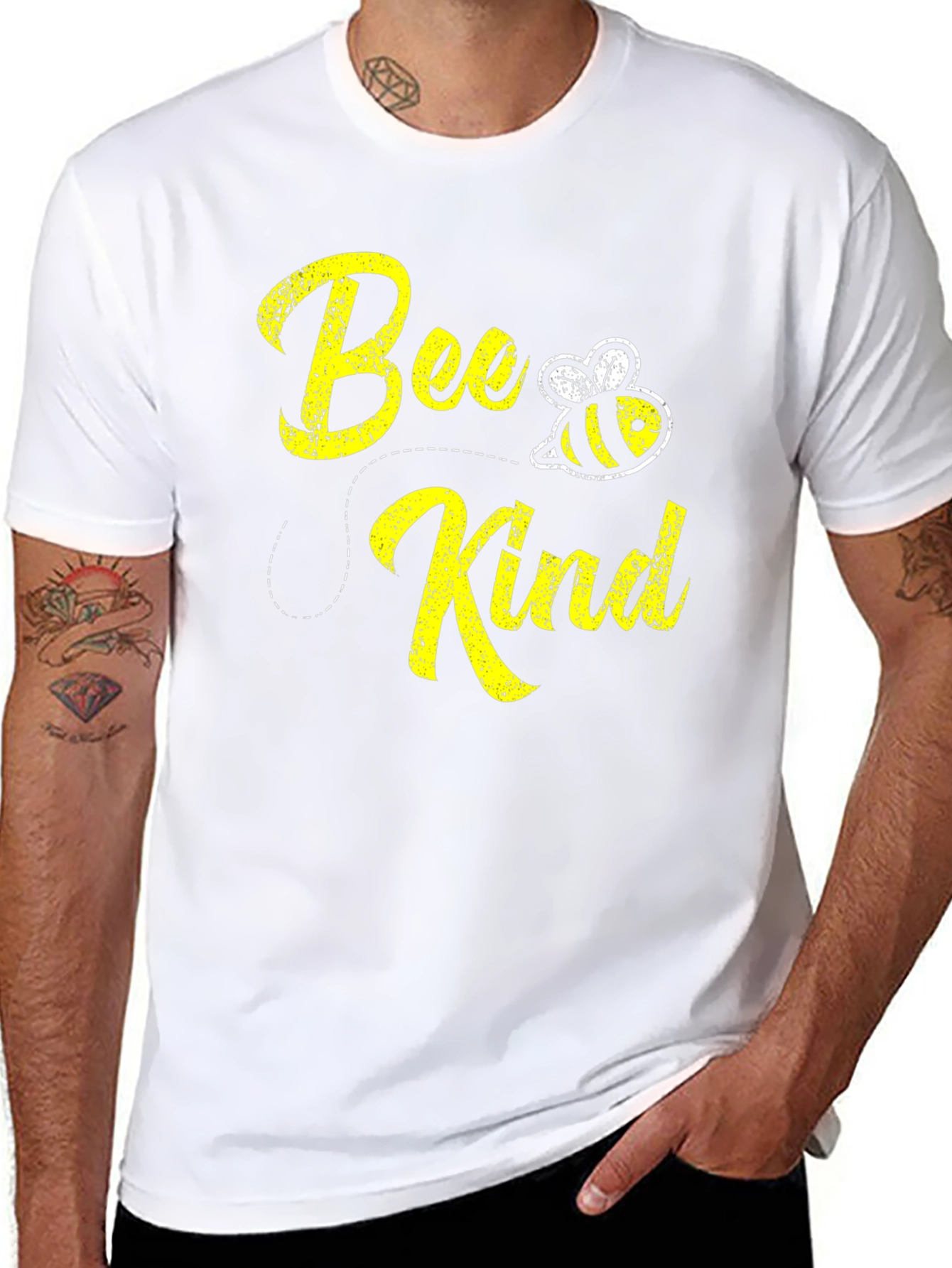 Bee Kind Graphic Tee - Positive Message T-Shirt