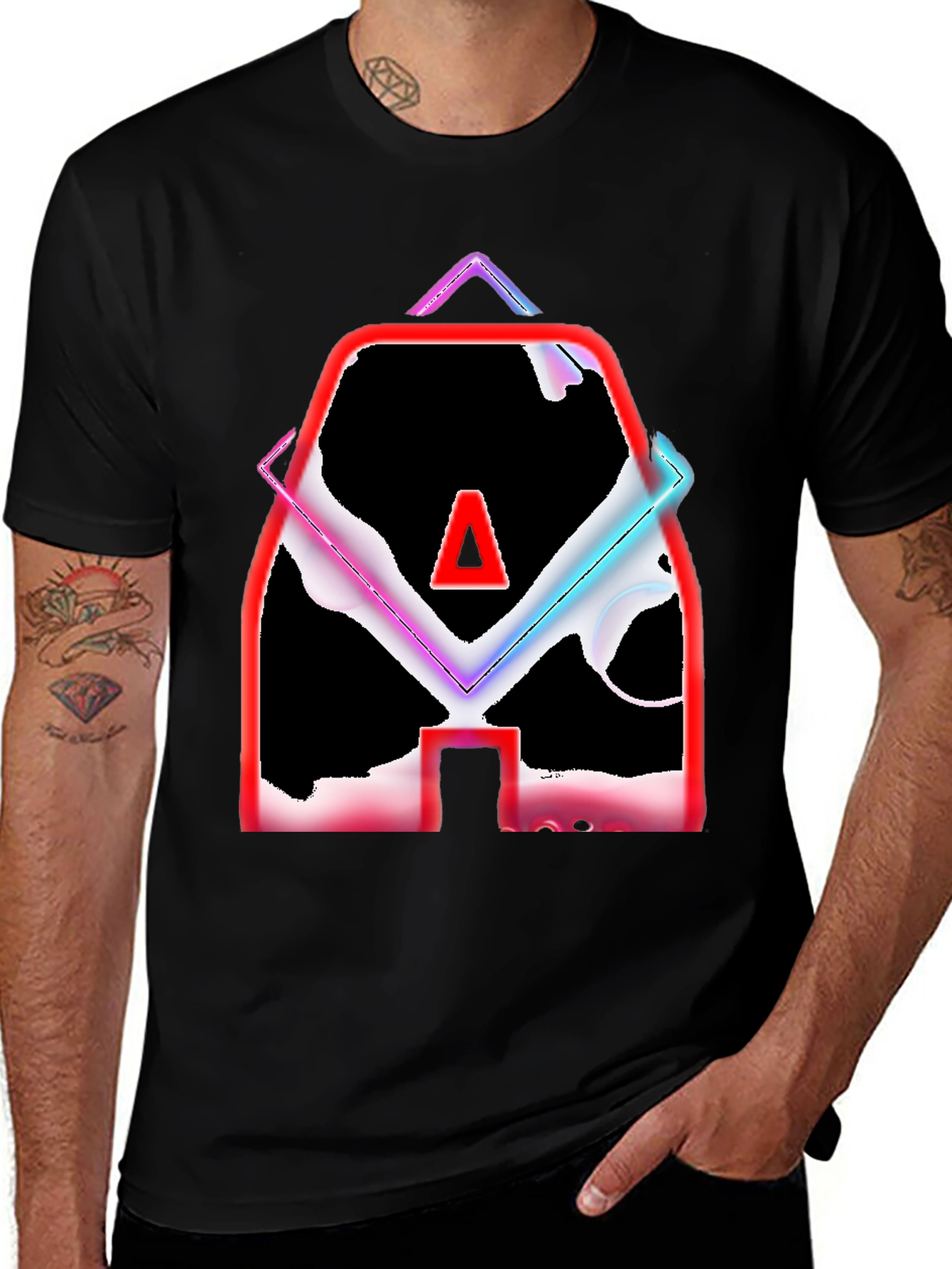 Abstract Graphic T-Shirt