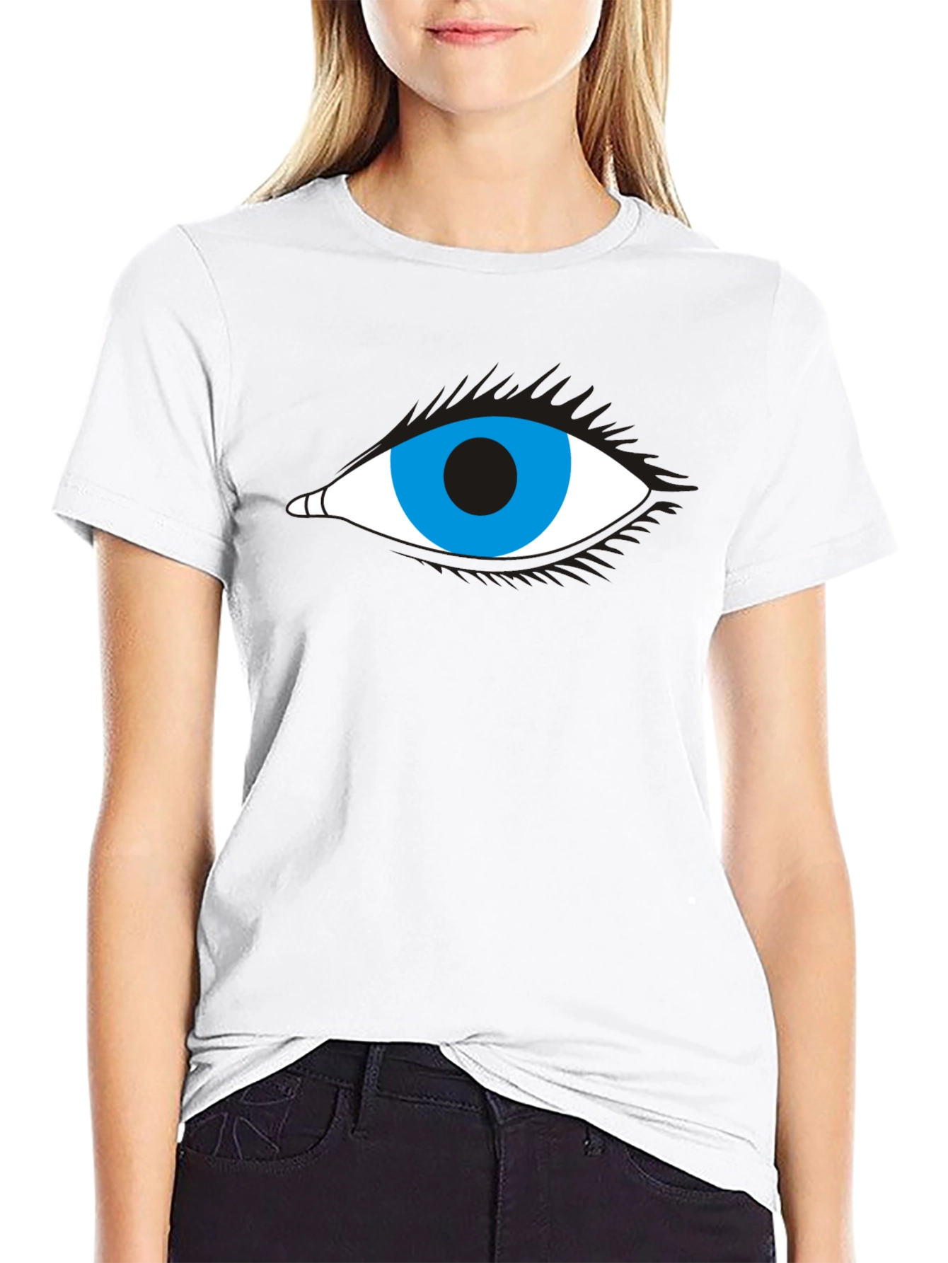 Eye Graphic Black T-Shirt - Stylish & Unique