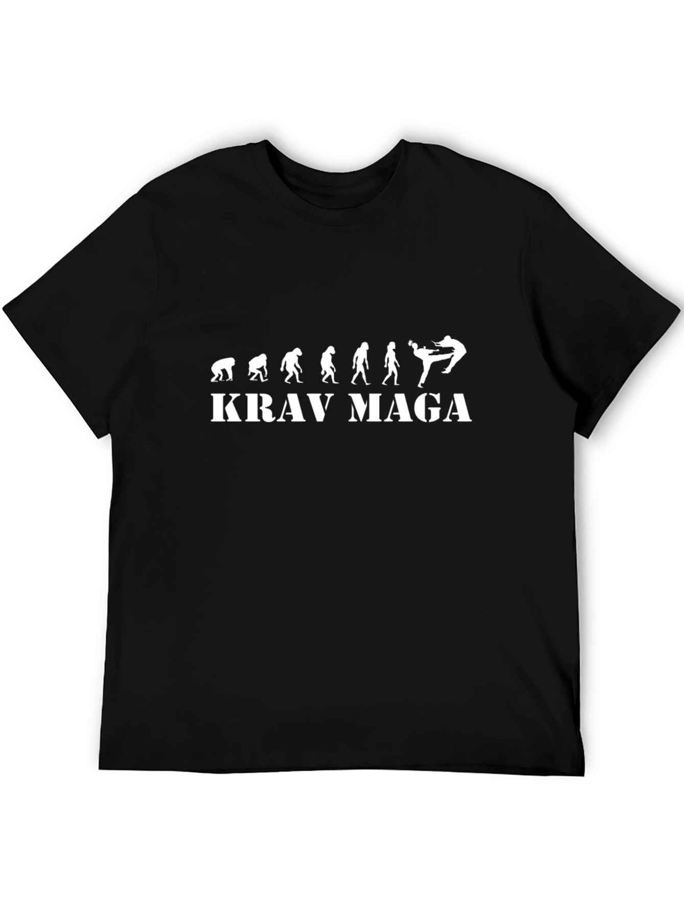 Krav Maga Evolution Black T-Shirt - Martial Arts Tee