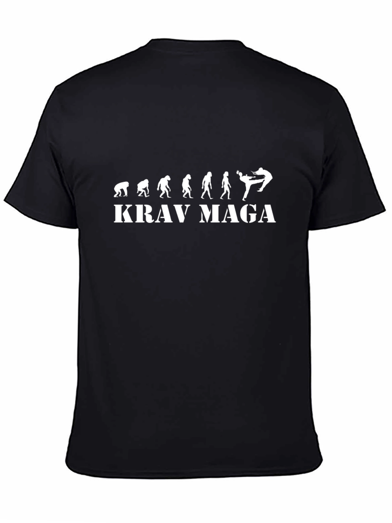Krav Maga Evolution Black T-Shirt - Martial Arts Tee