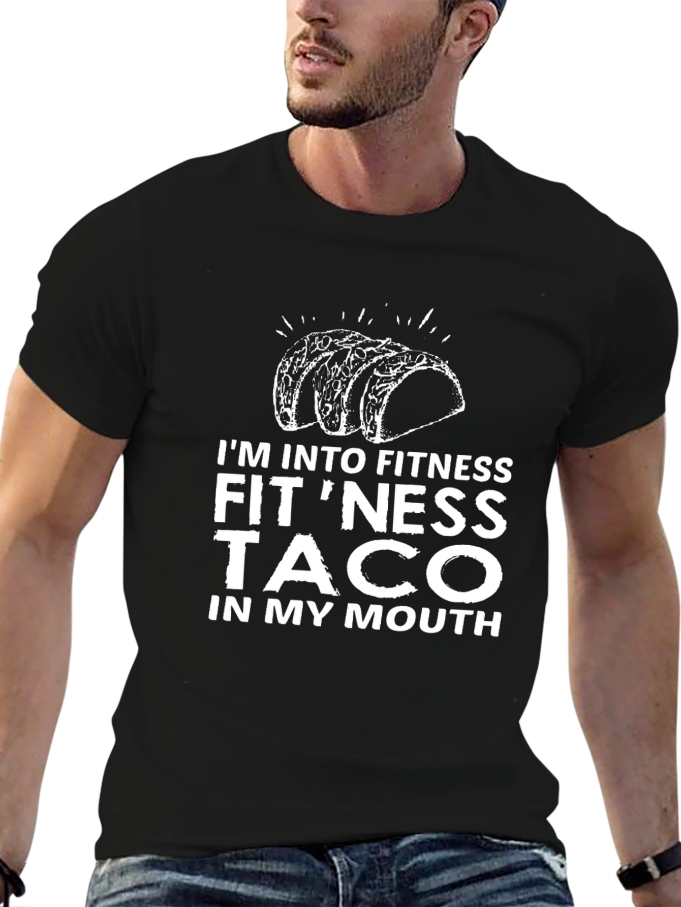 Im Into Fitness Taco T-Shirt - Funny Foodie Tee
