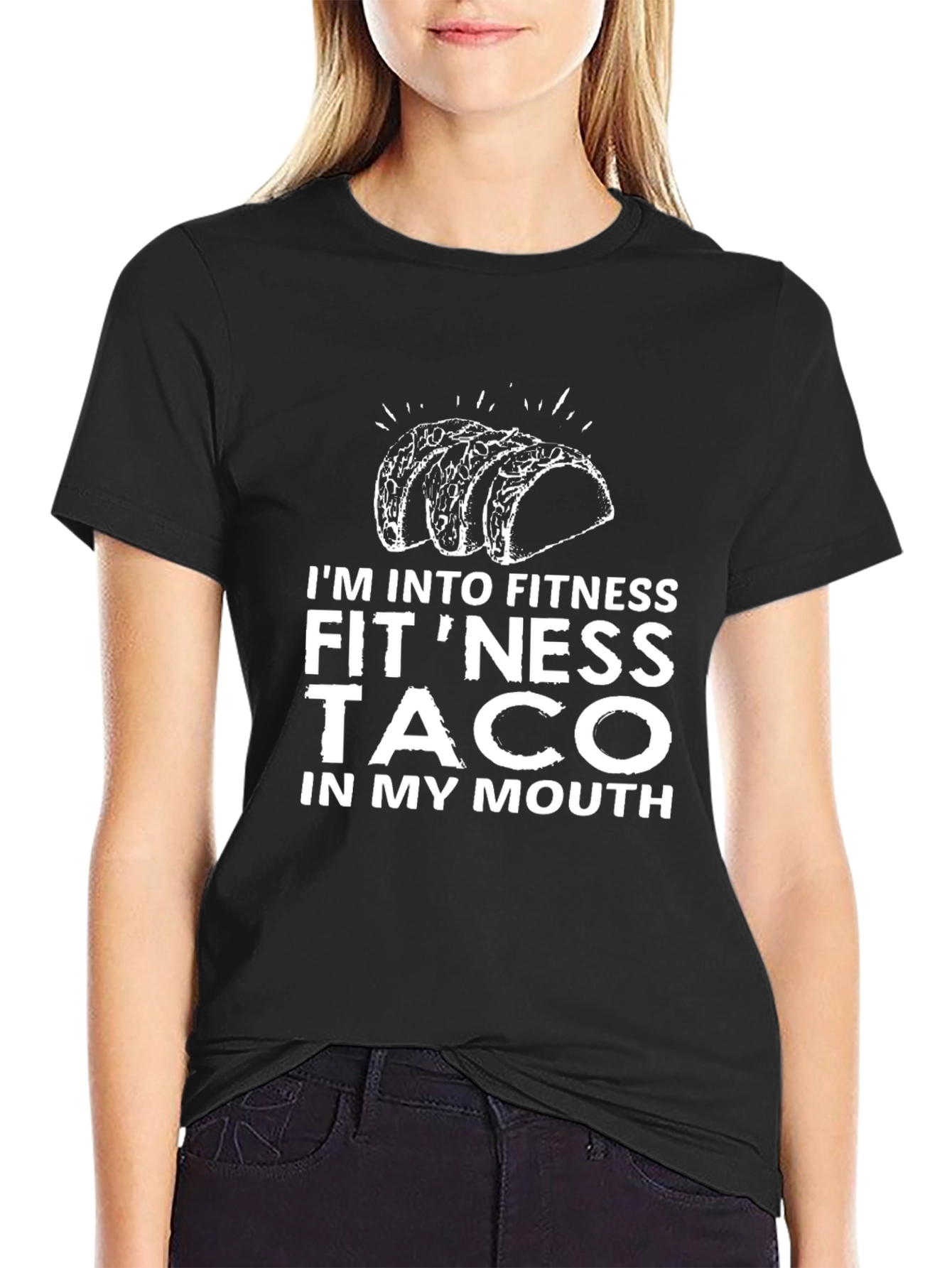 Im Into Fitness Taco T-Shirt - Funny Foodie Tee