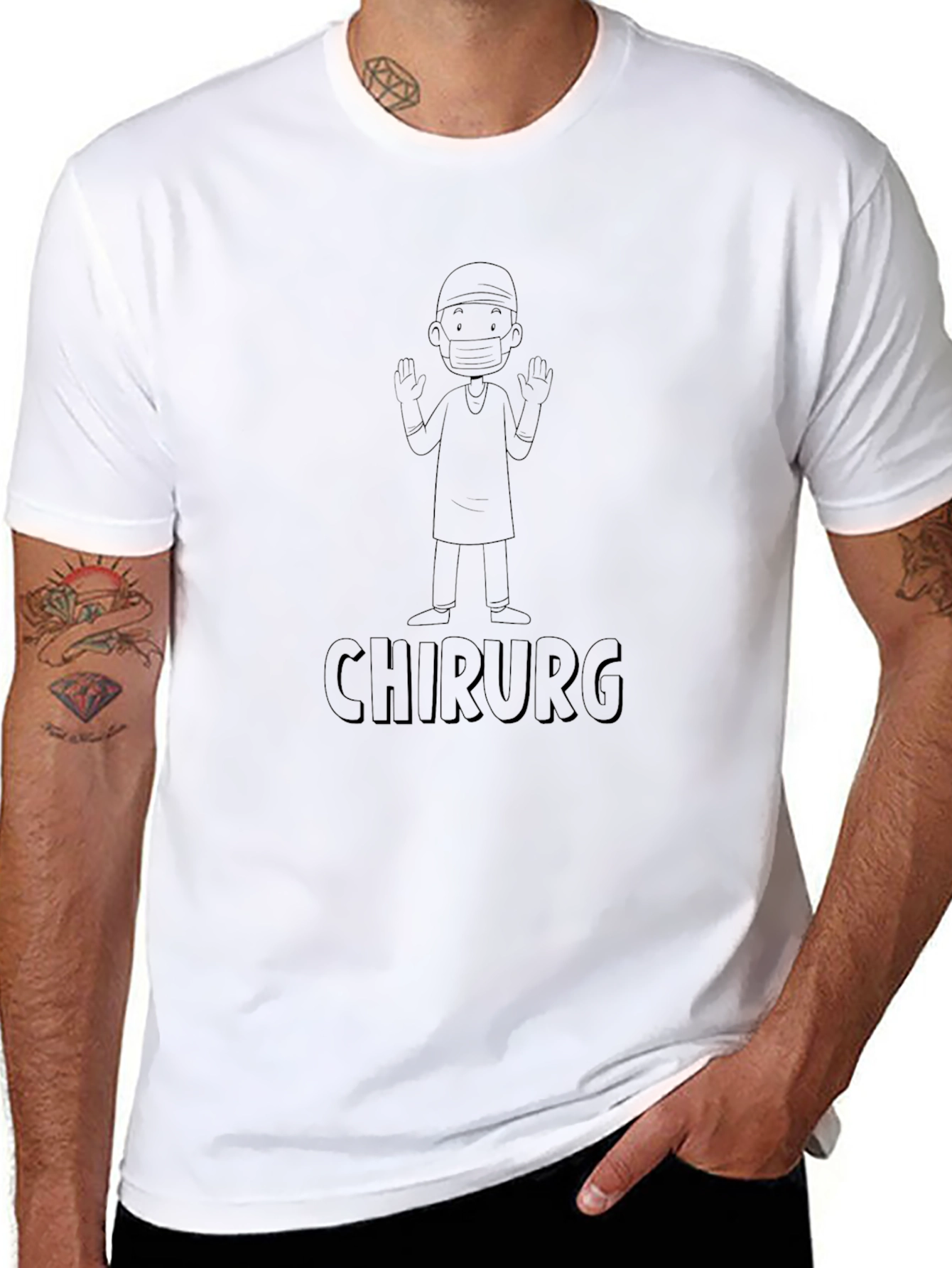 Chirurg Cartoon Graphic Tee - Unisex