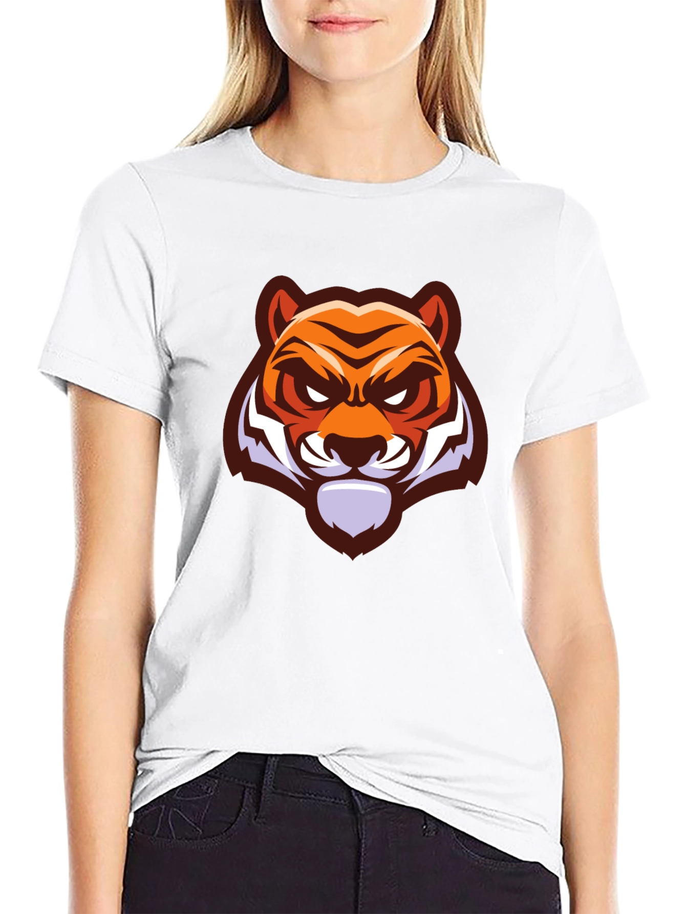 Black Tiger Graphic T-Shirt