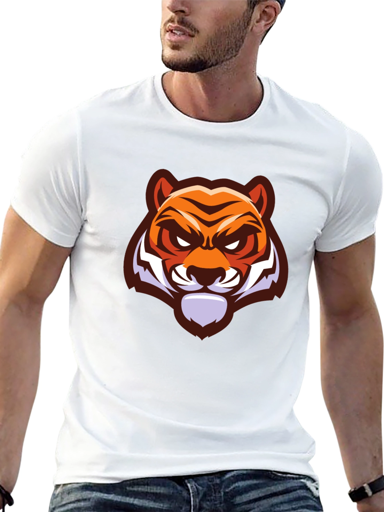 Black Tiger Graphic T-Shirt
