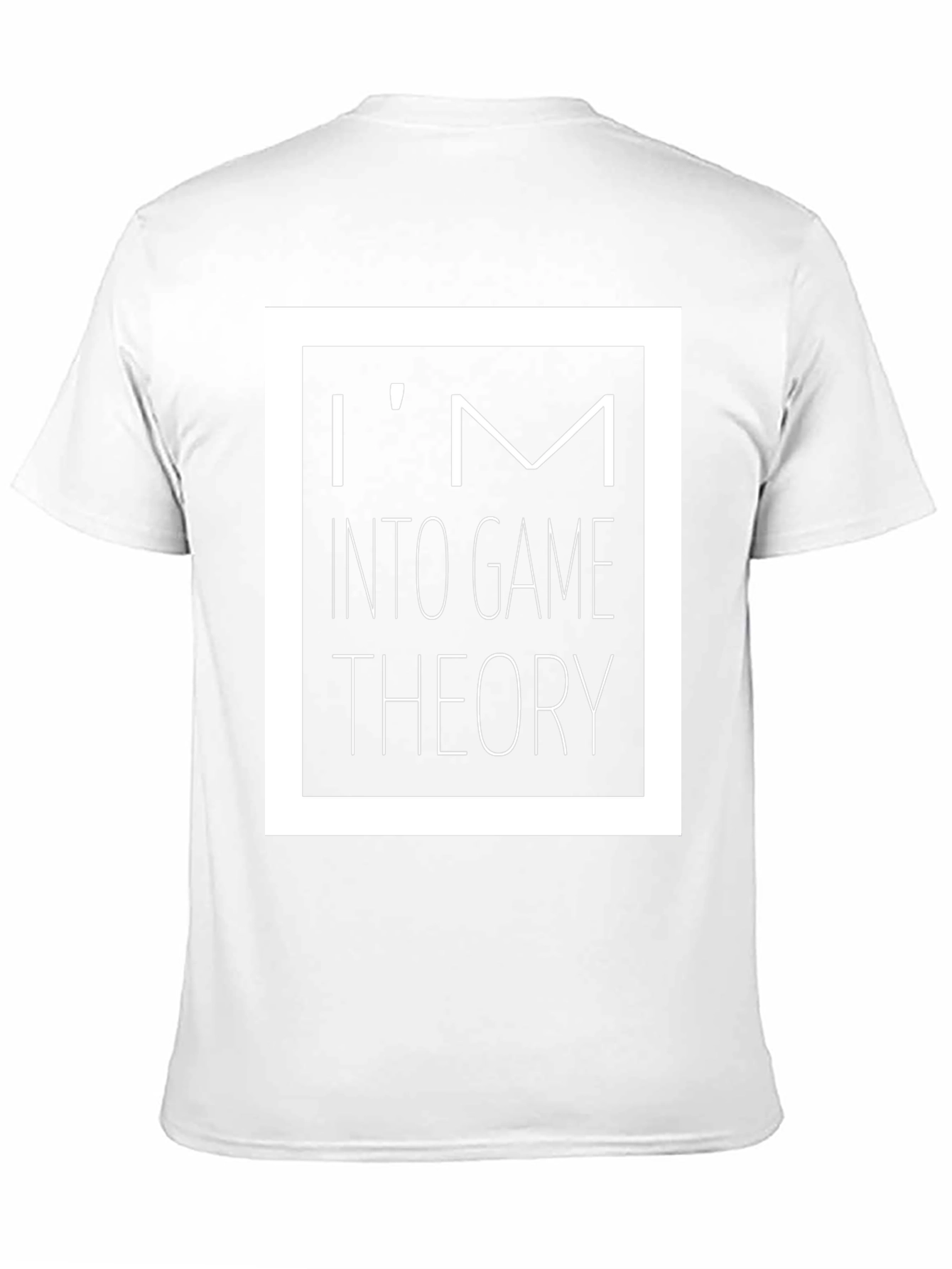 Im Into Game Theory Black Graphic T-Shirt