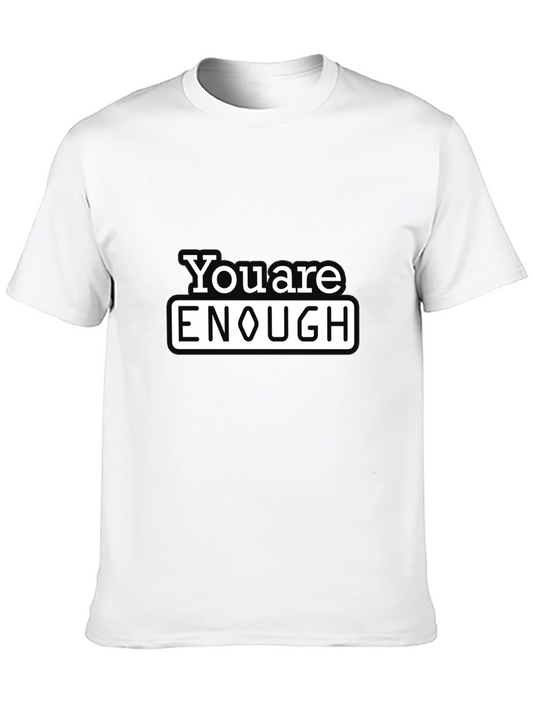 You Are Enough Graphic Tee - Black
