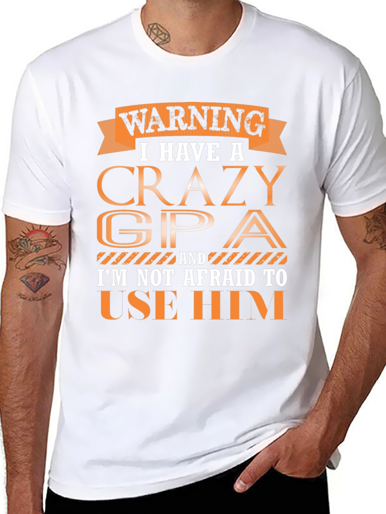 Crazy GPA T-Shirt - Funny Grandpa Gift