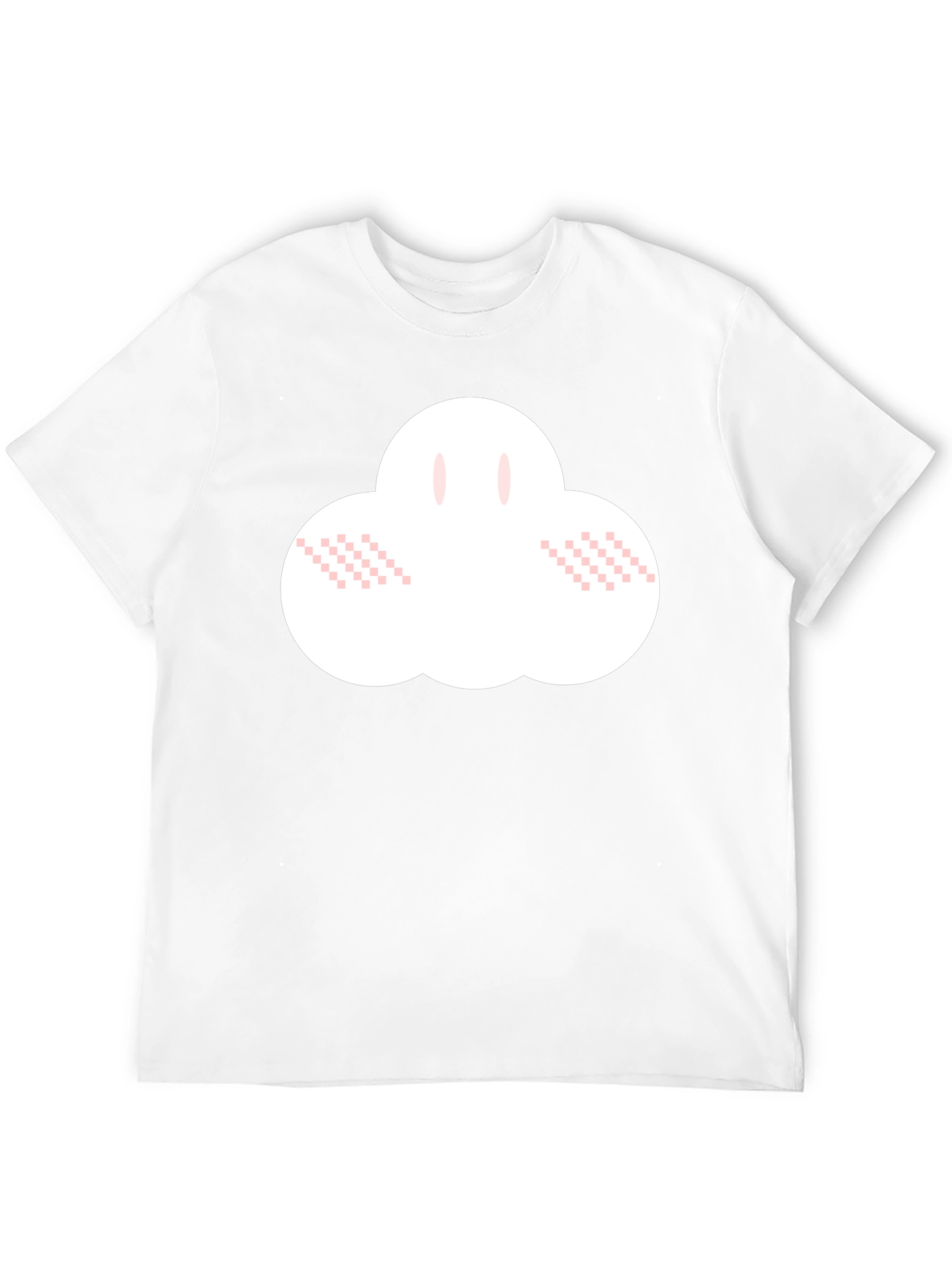 Cute Cloud Graphic Black T-Shirt
