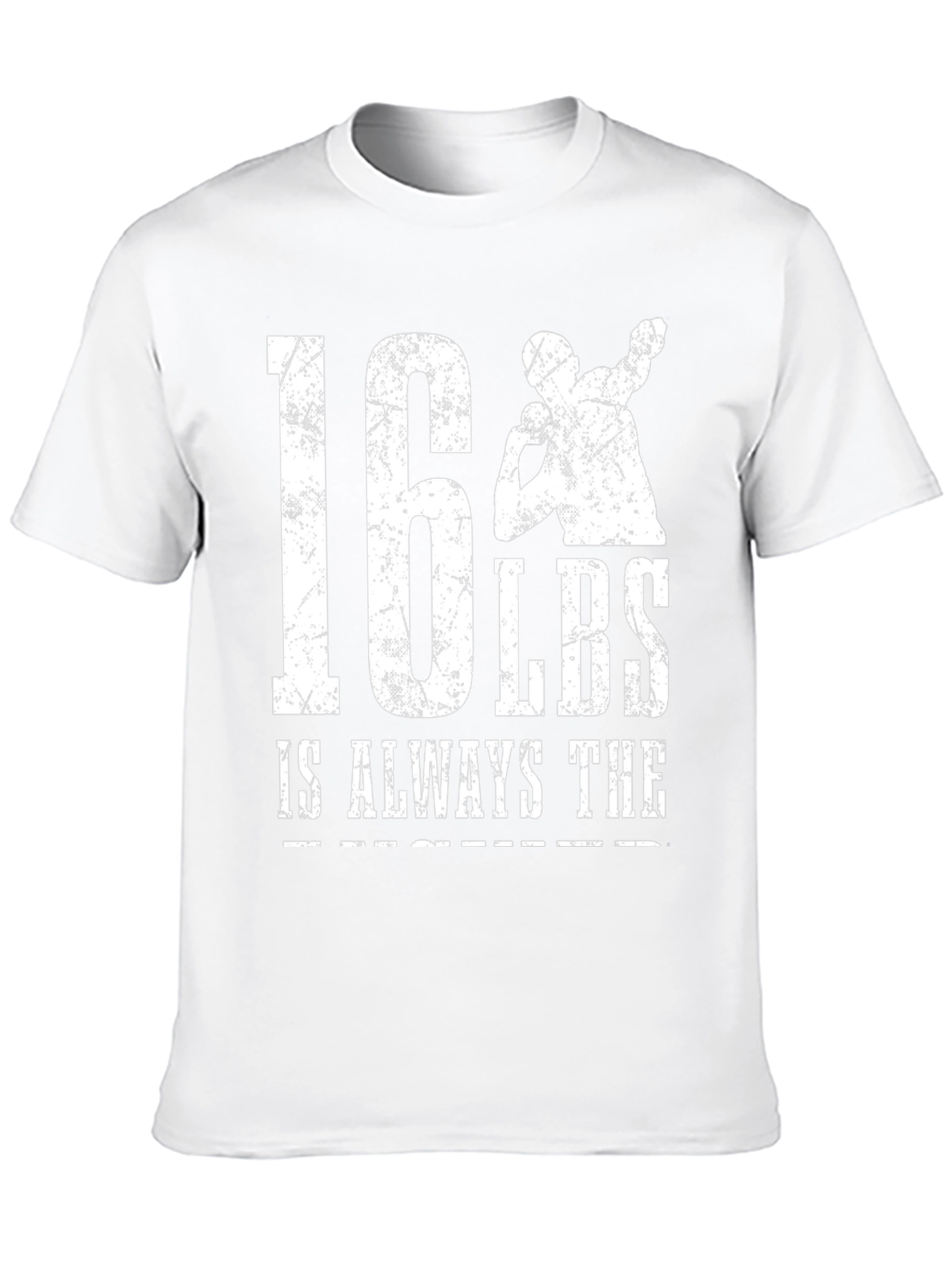 16 LBS Shot Put Graphic T-Shirt - Black