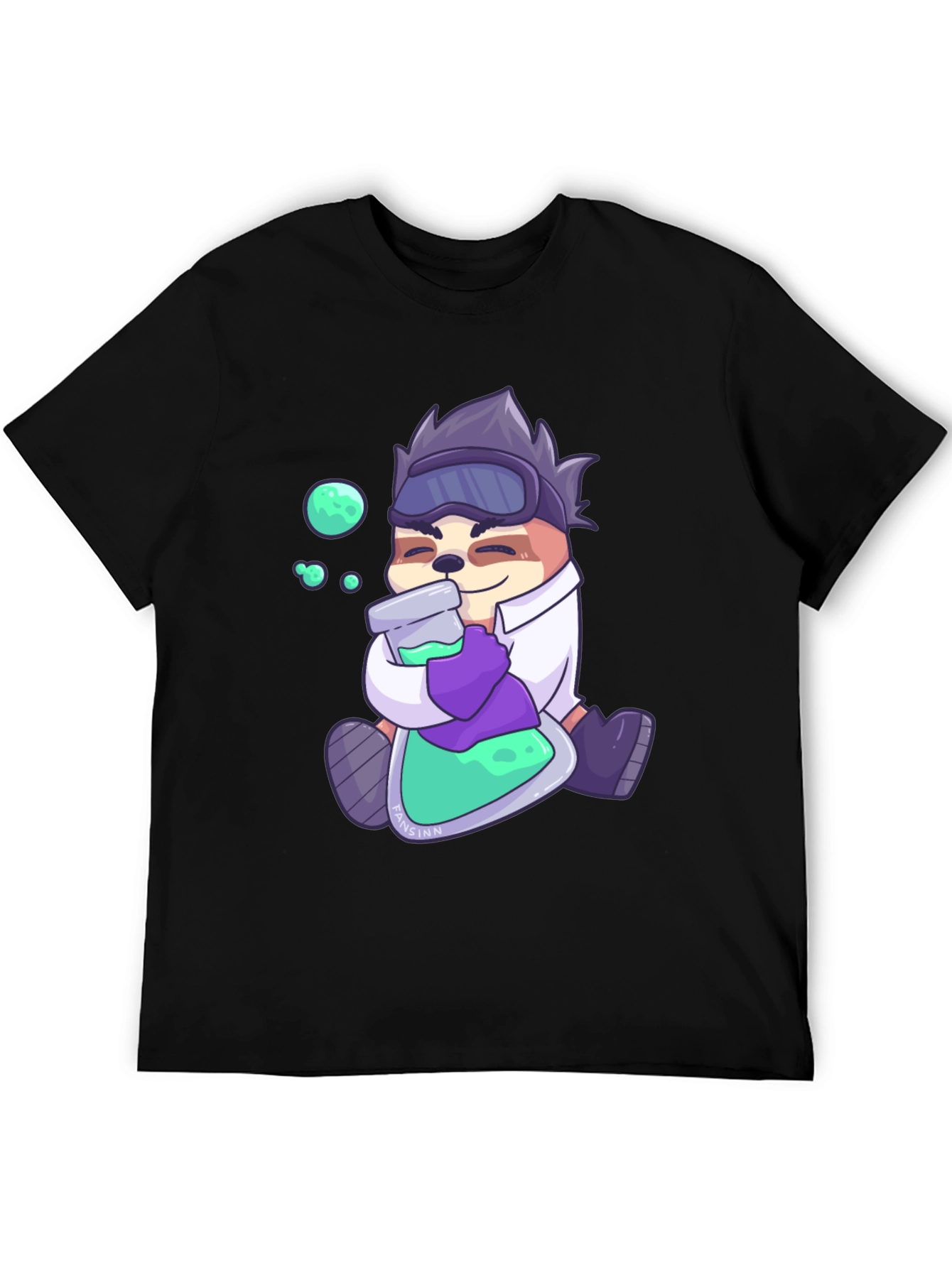 Sloth Scientist Graphic T-Shirt