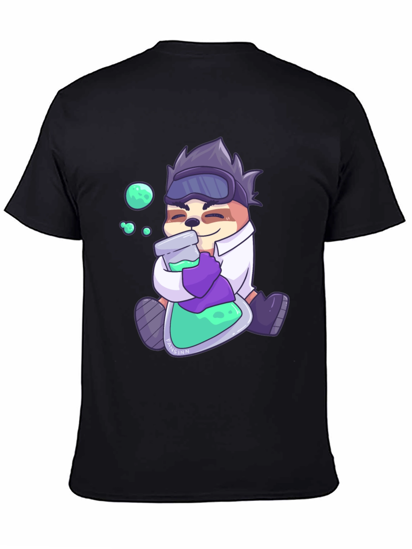 Sloth Scientist Graphic T-Shirt