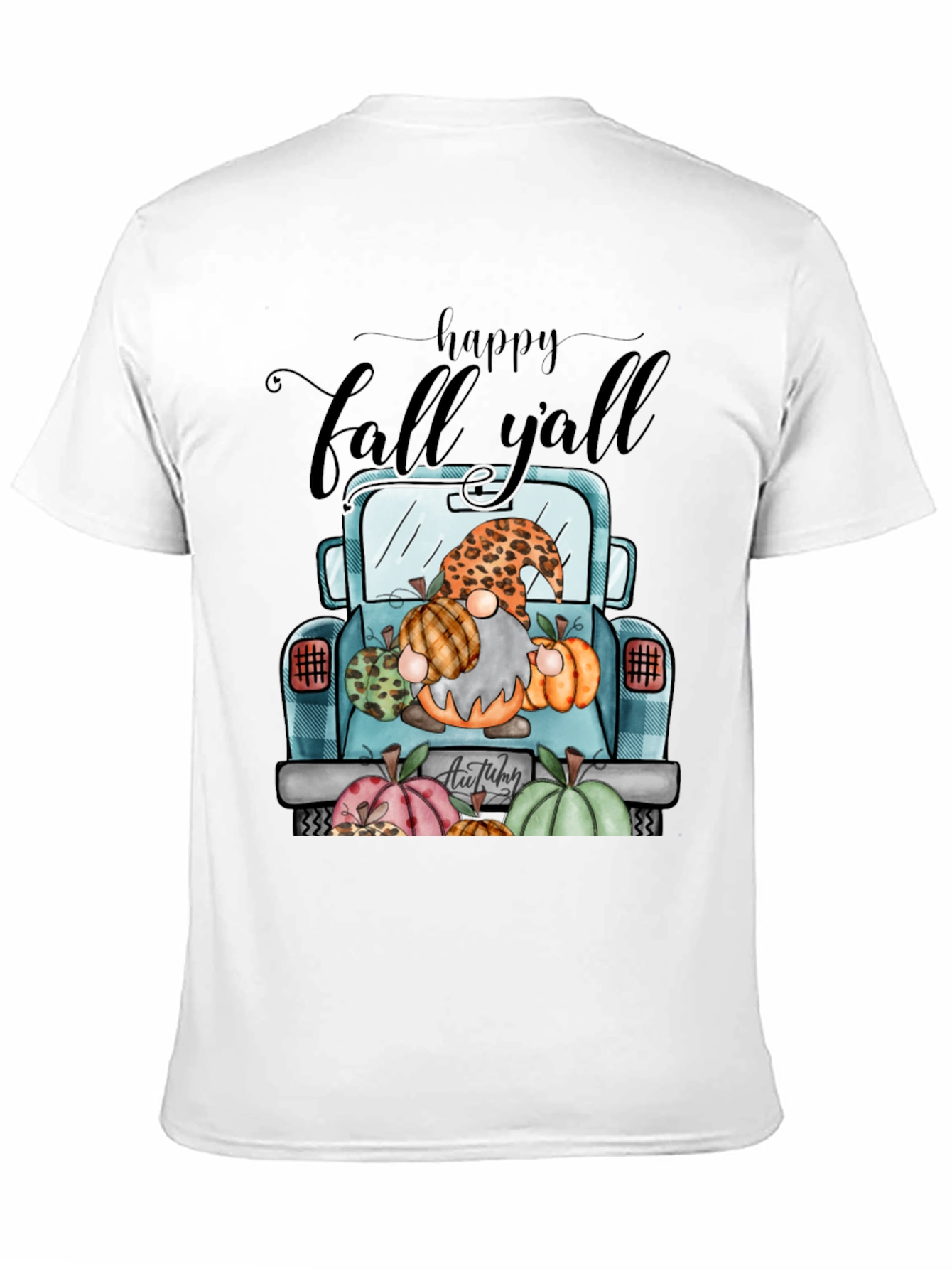 Happy Fall Yall Truck Graphic T-Shirt
