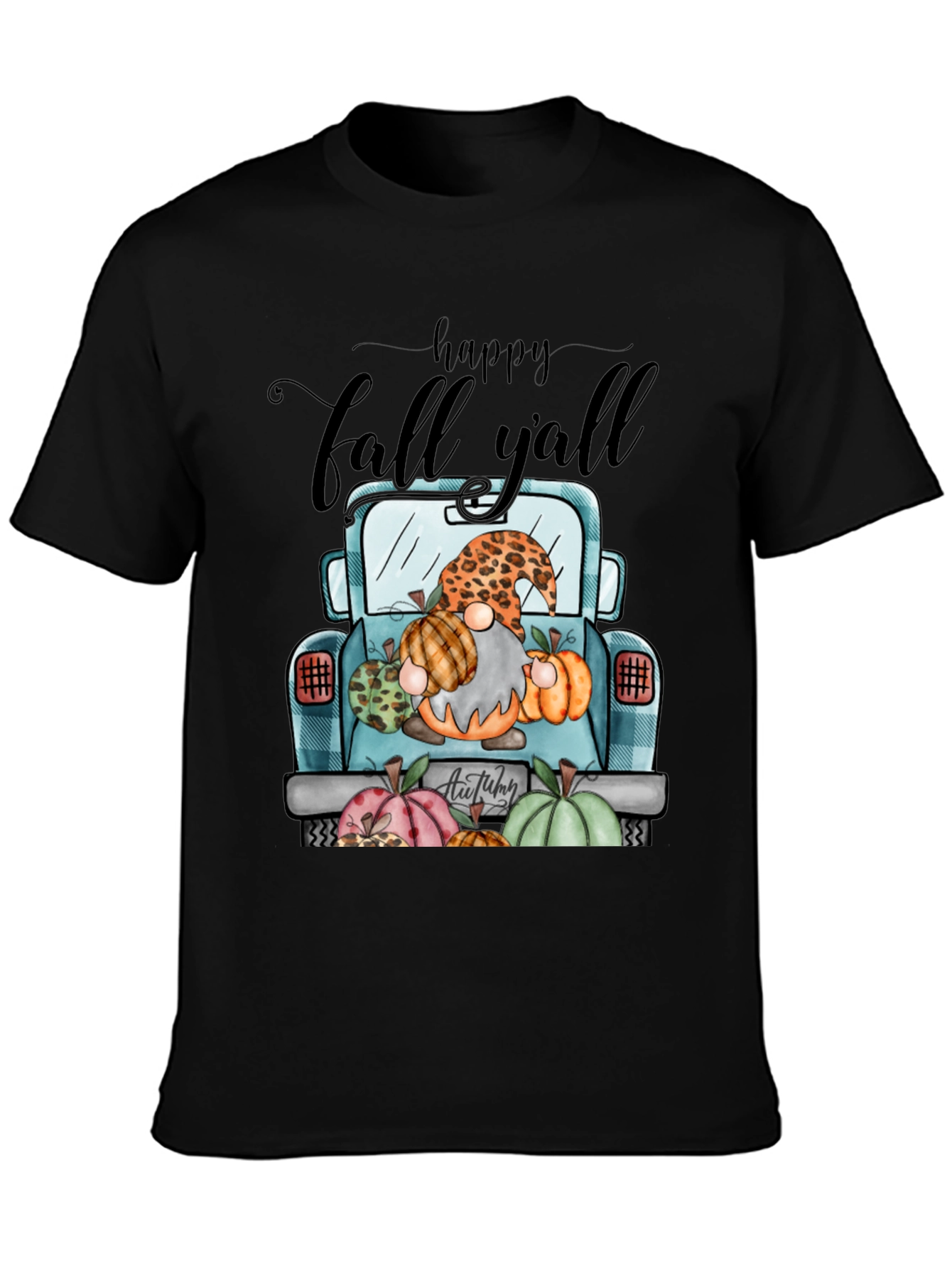 Happy Fall Yall Truck Graphic T-Shirt