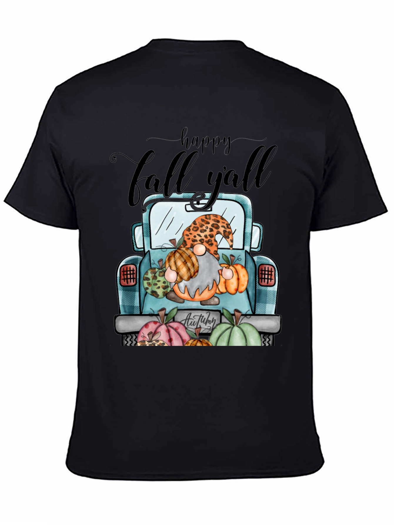 Happy Fall Yall Truck Graphic T-Shirt