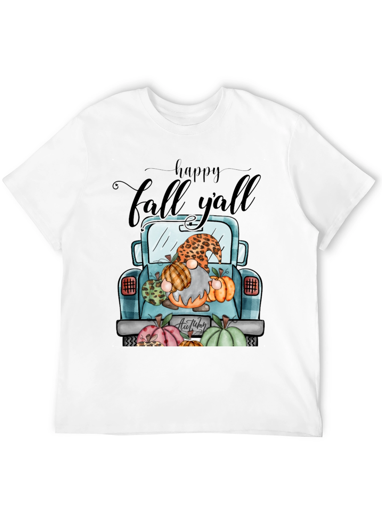 Happy Fall Yall Truck Graphic T-Shirt
