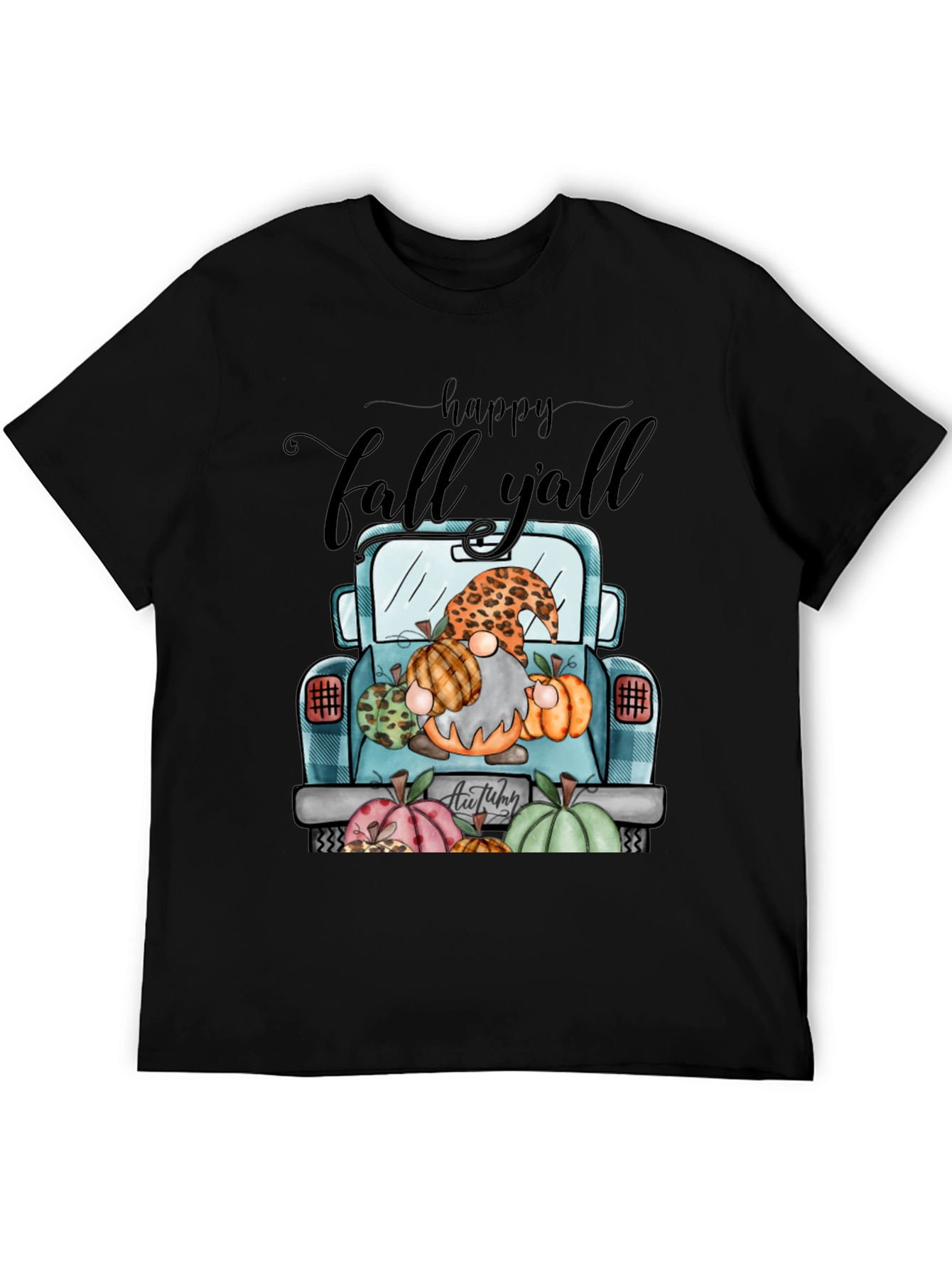 Happy Fall Yall Truck Graphic T-Shirt