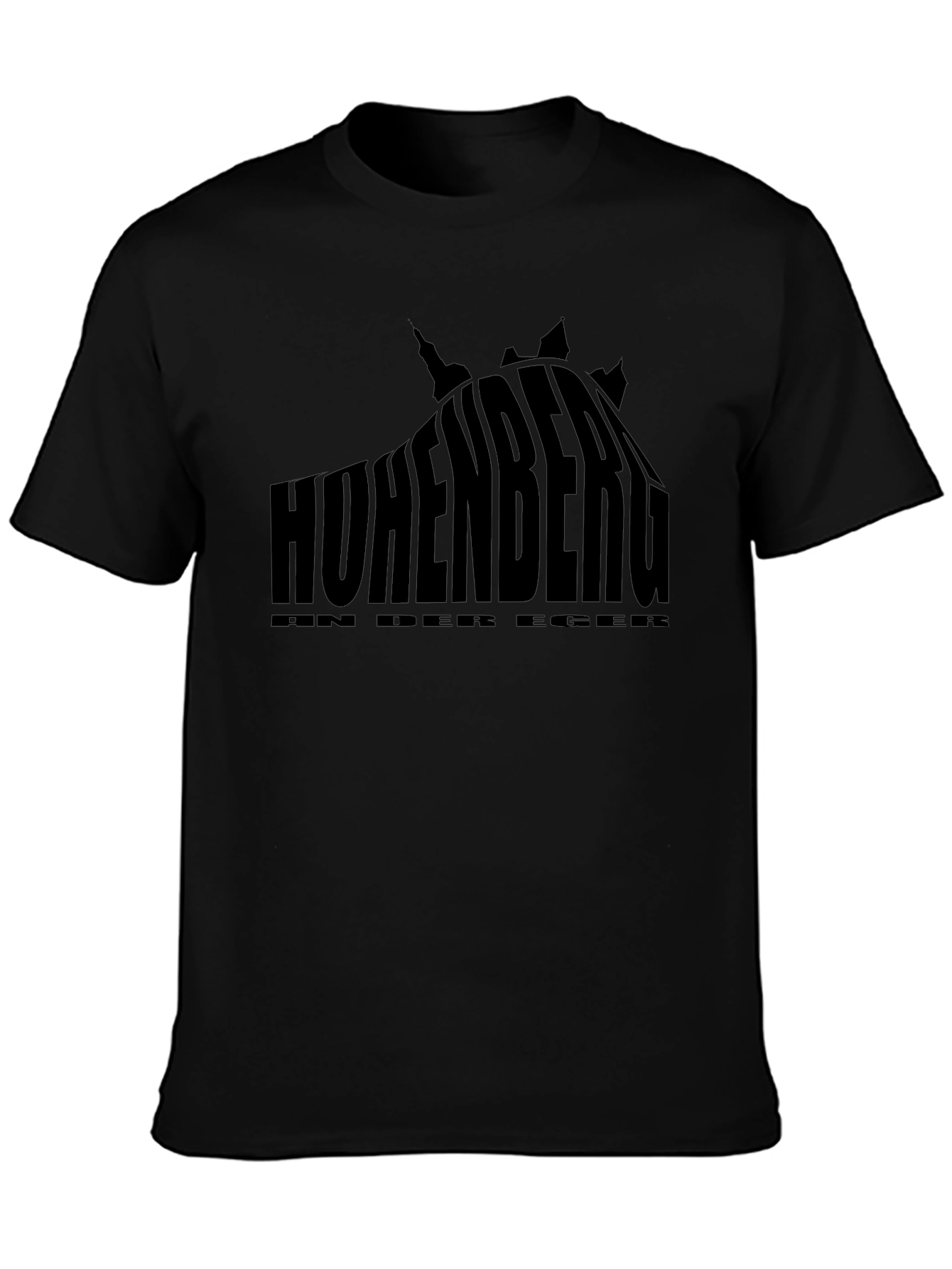 Hohenberg T-Shirt - Stylish Black Graphic Tee