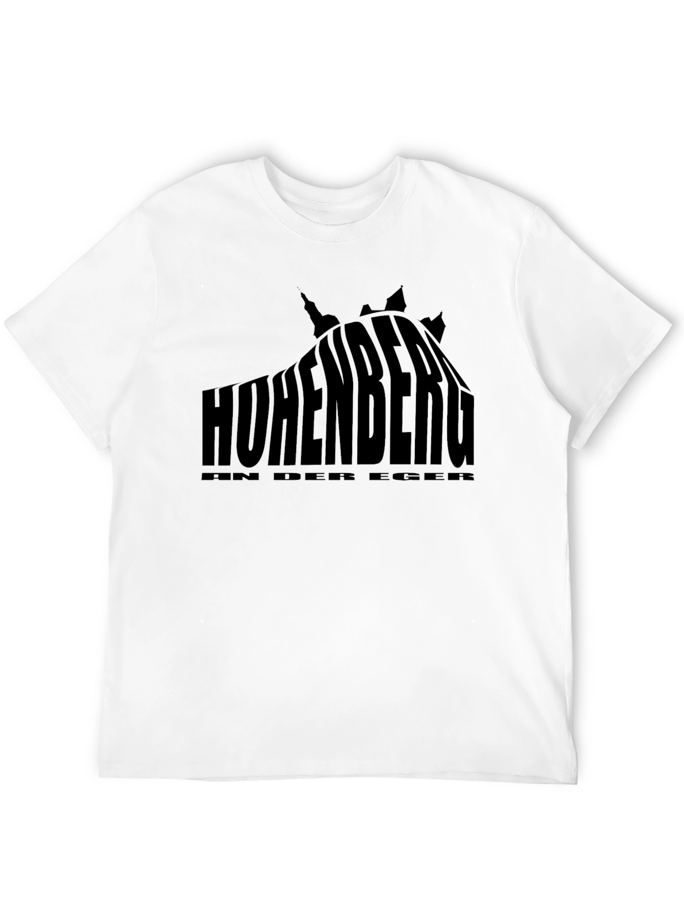 Hohenberg T-Shirt - Stylish Black Graphic Tee