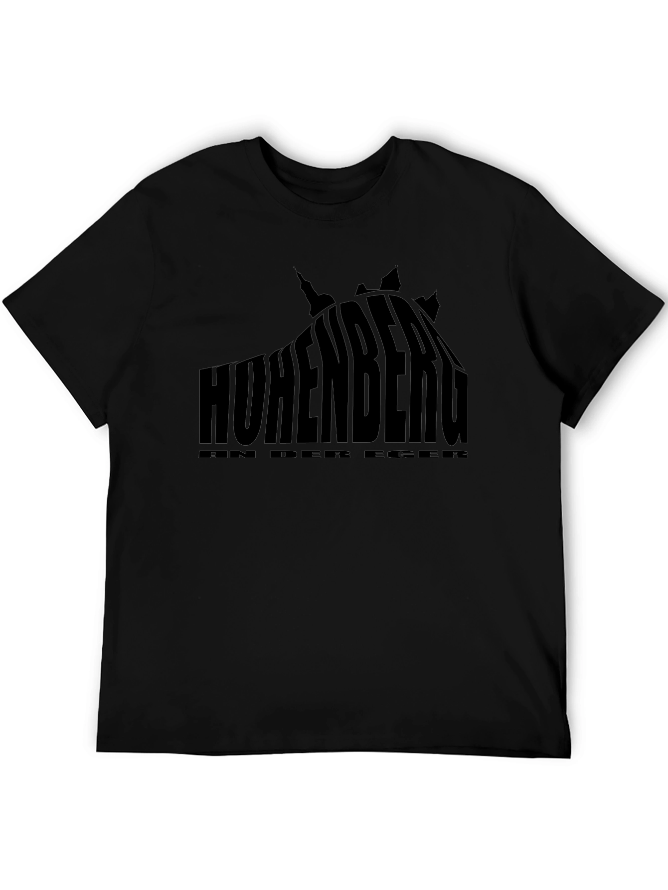 Hohenberg T-Shirt - Stylish Black Graphic Tee