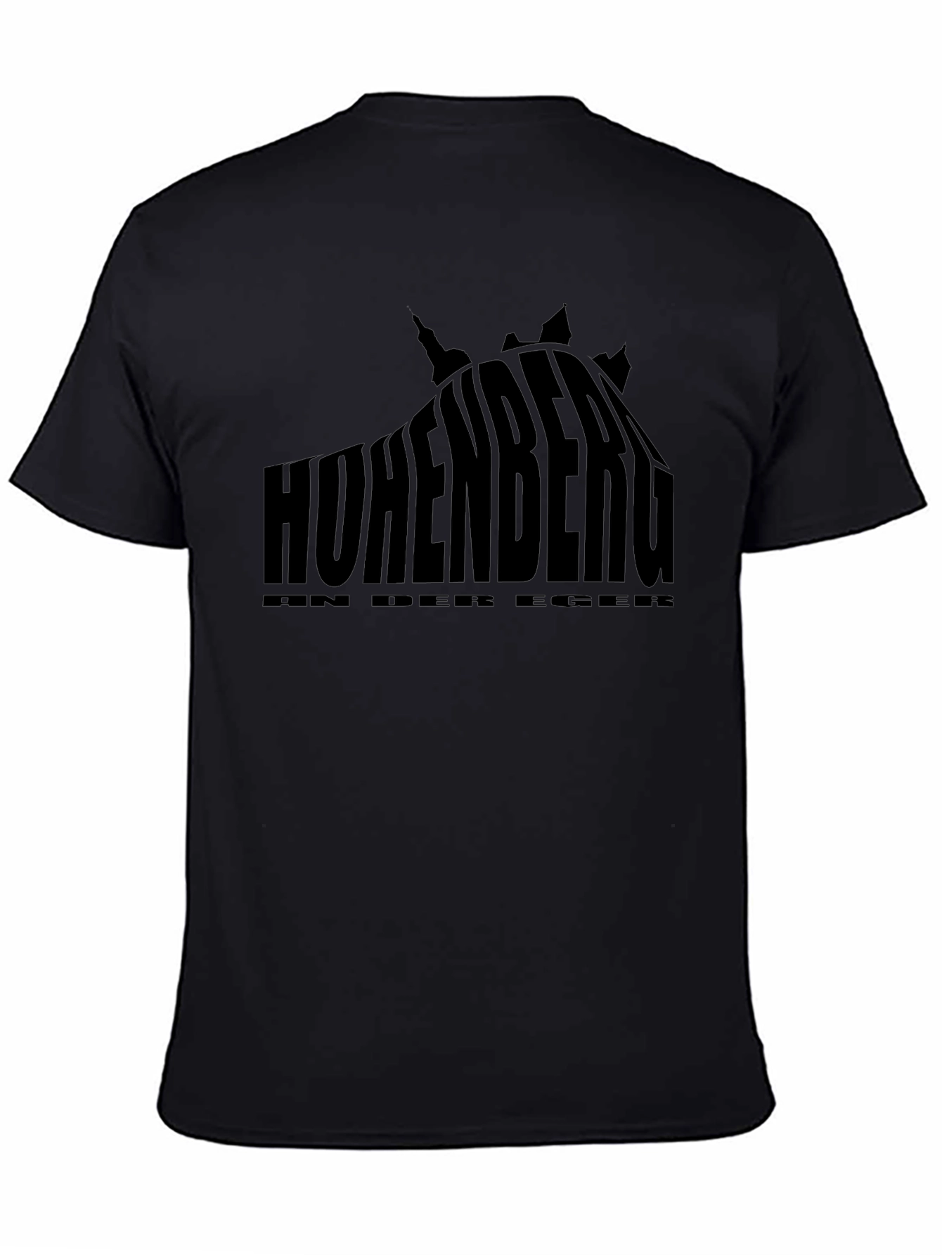 Hohenberg T-Shirt - Stylish Black Graphic Tee