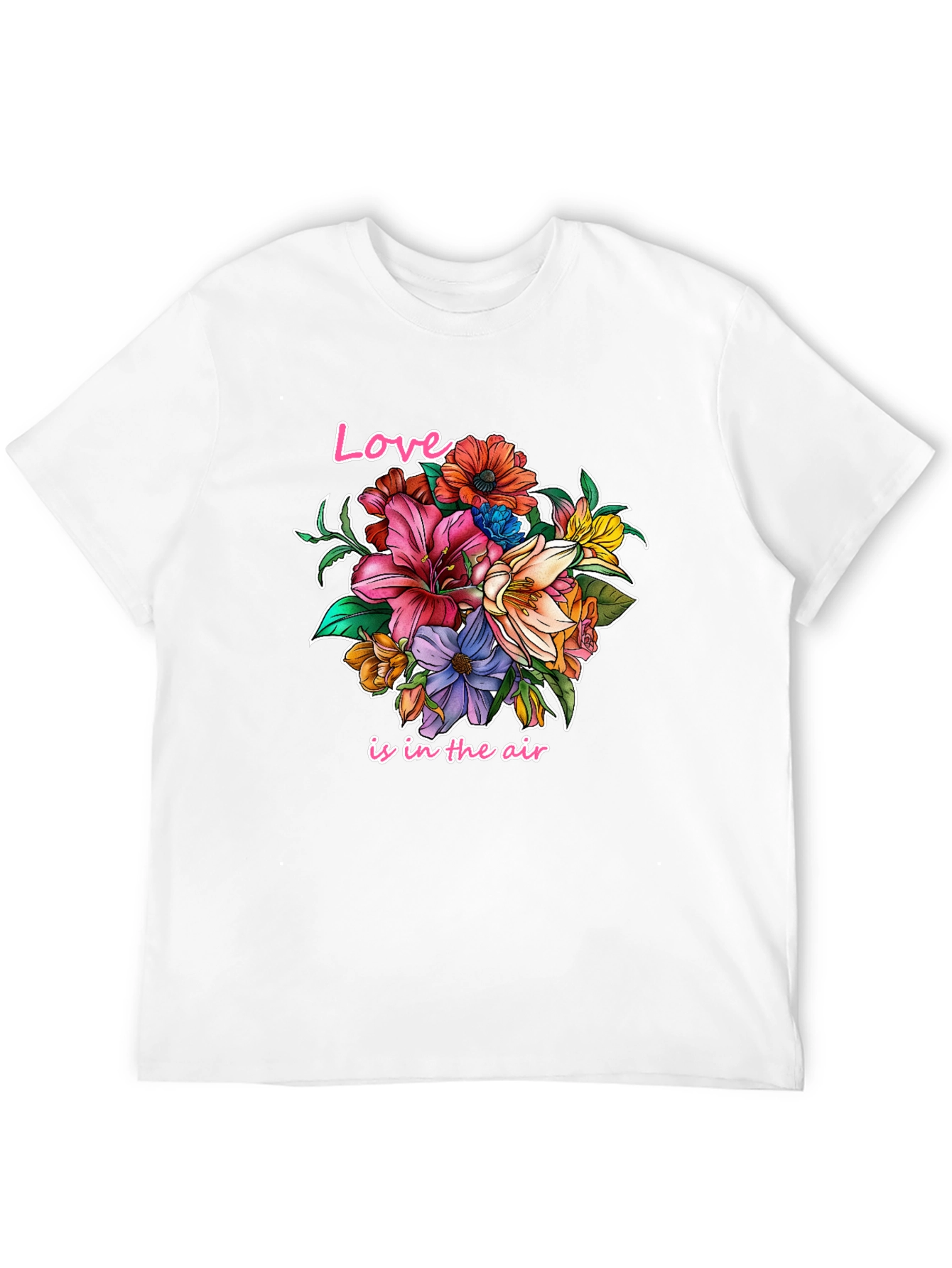 Love is in the Air Floral Graphic Tee