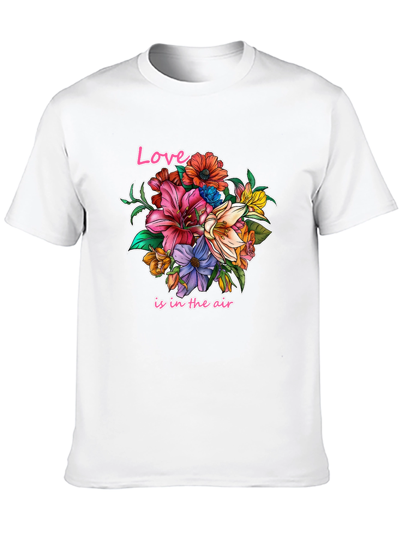 Love is in the Air Floral Graphic Tee