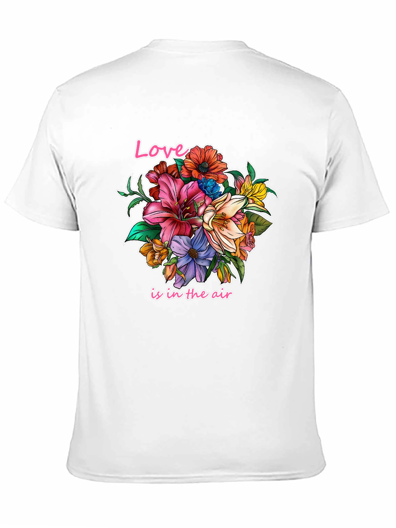 Love is in the Air Floral Graphic Tee