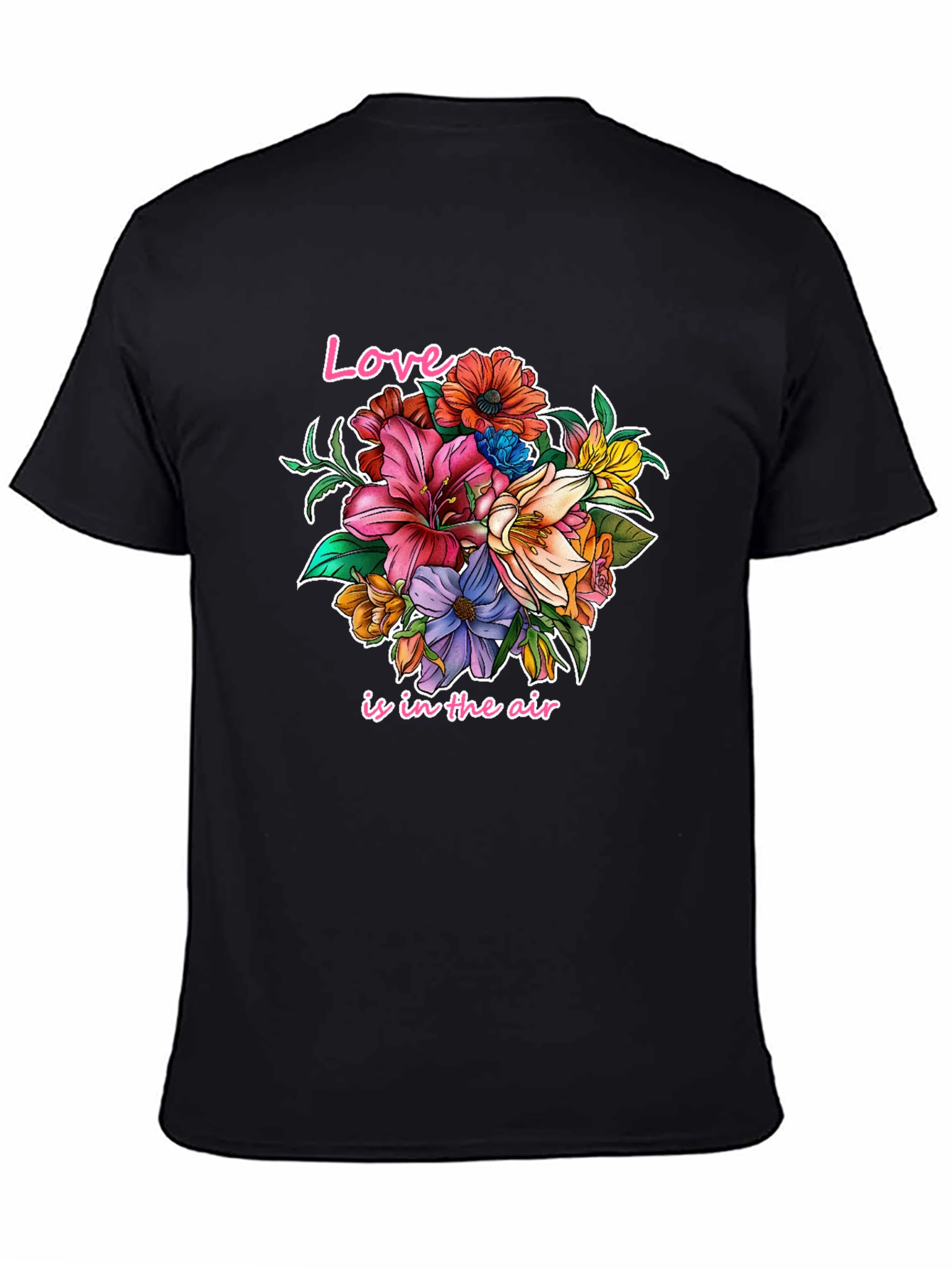 Love is in the Air Floral Graphic Tee