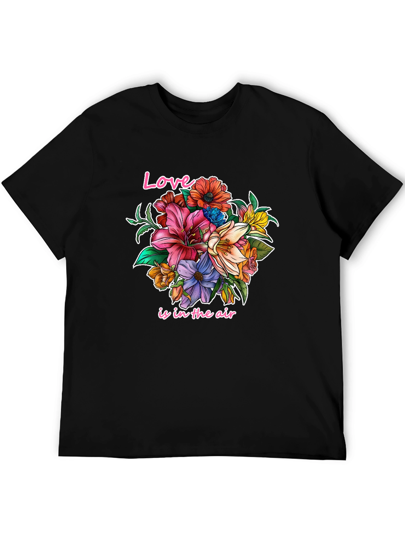 Love is in the Air Floral Graphic Tee