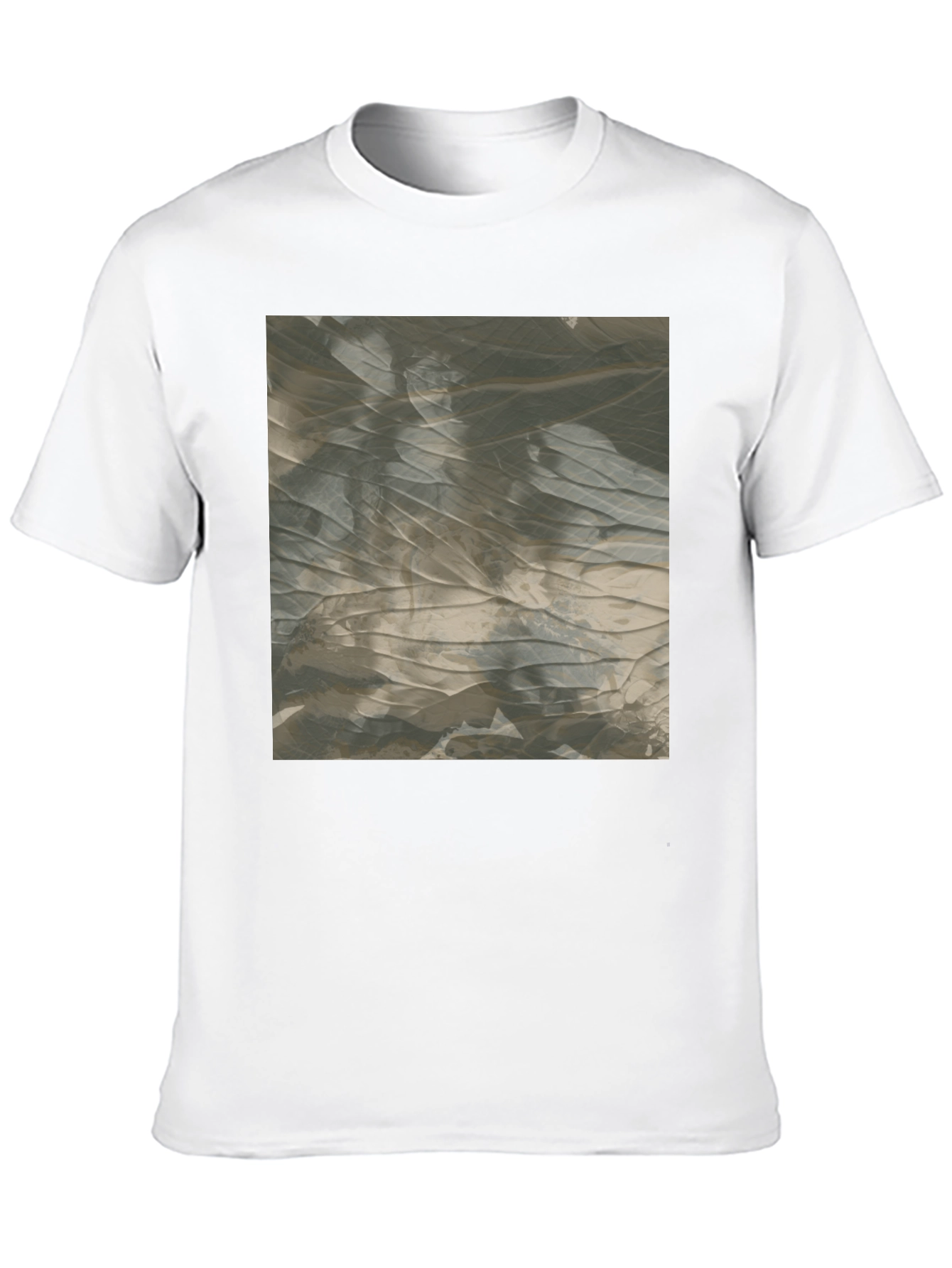 Abstract Pattern Black T-Shirt