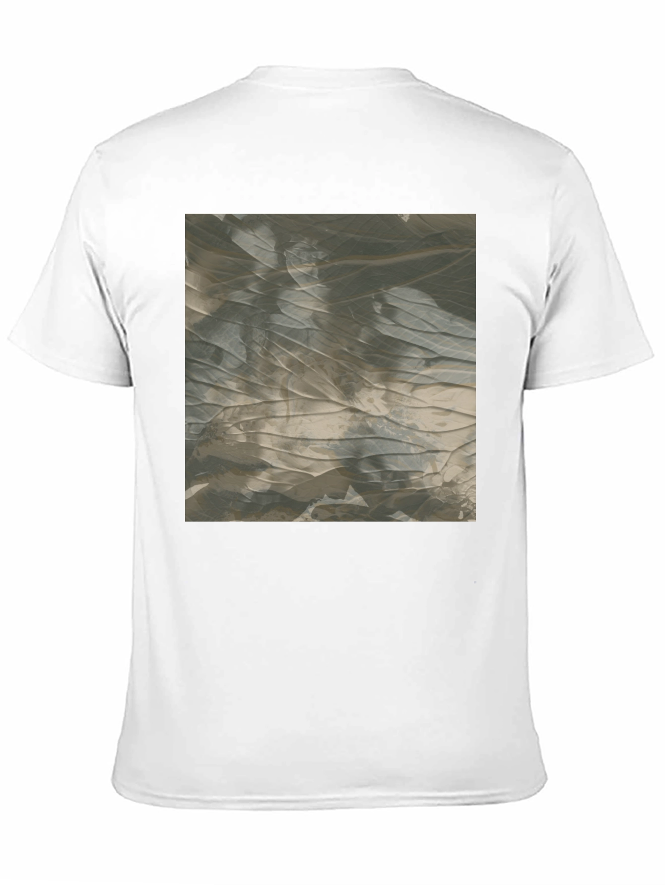 Abstract Pattern Black T-Shirt
