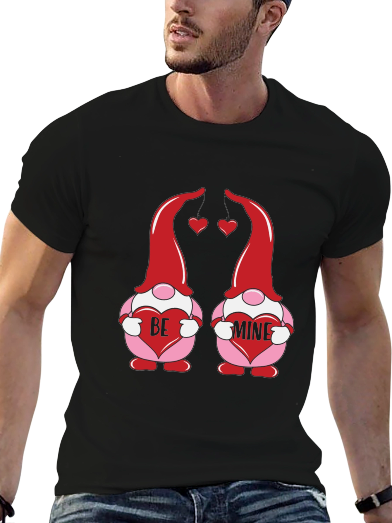 Valentines Day Gnome Graphic T-Shirt