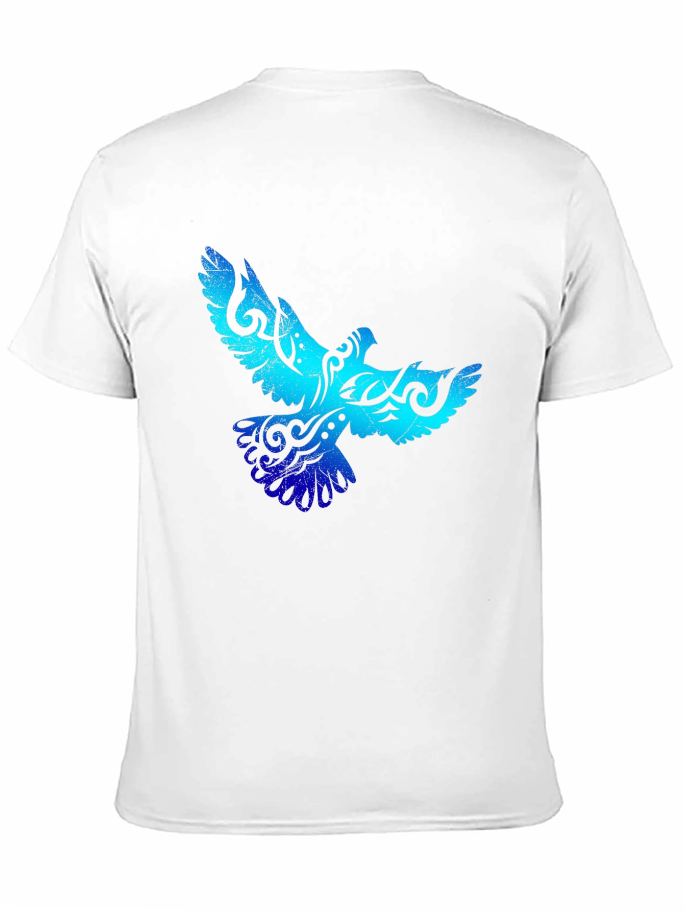 Tribal Dove Graphic Black T-Shirt