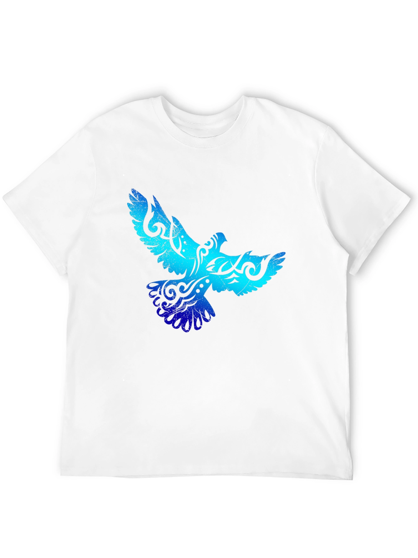 Tribal Dove Graphic Black T-Shirt