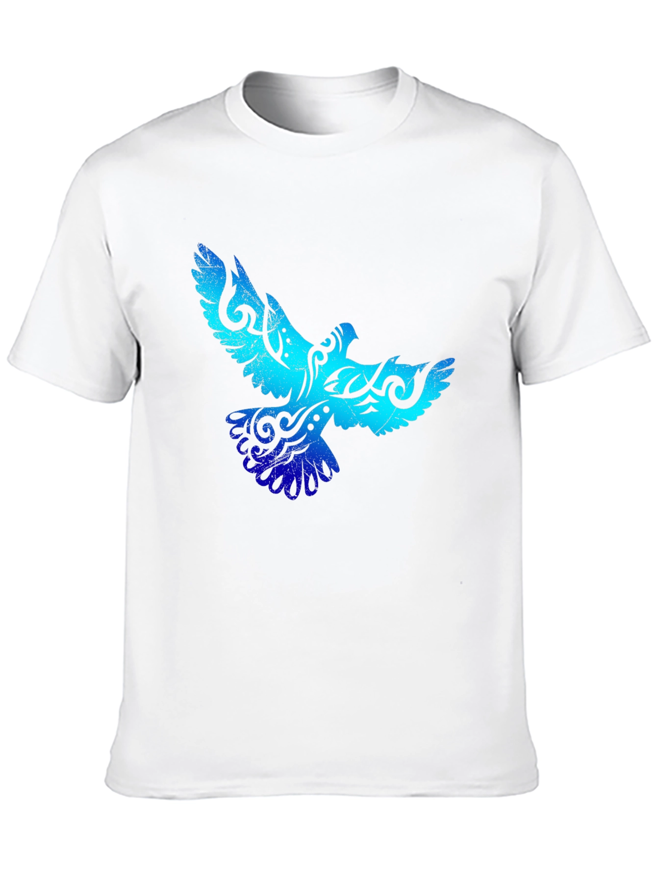 Tribal Dove Graphic Black T-Shirt