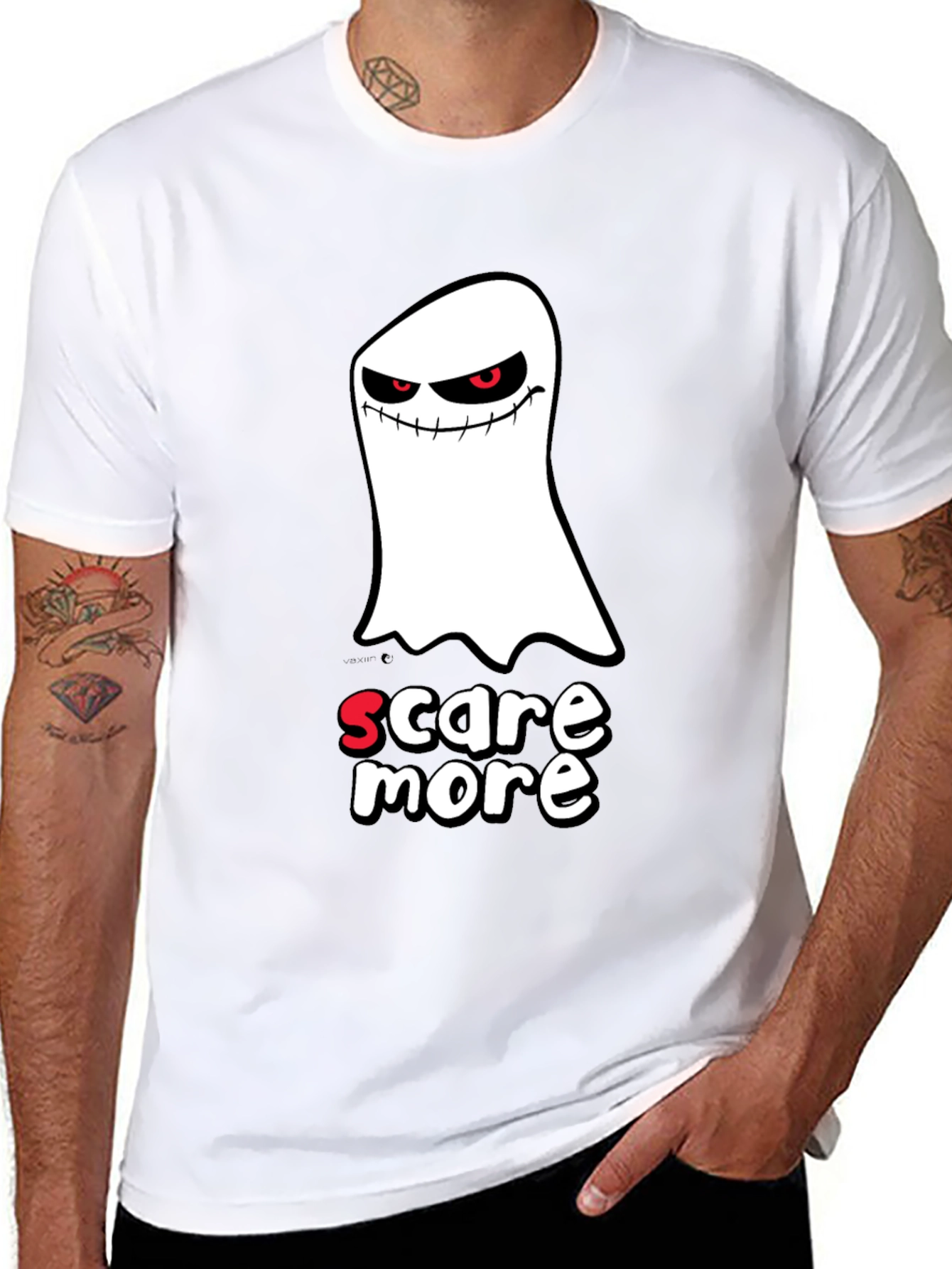Spooky Ghost Scare More Graphic T-Shirt