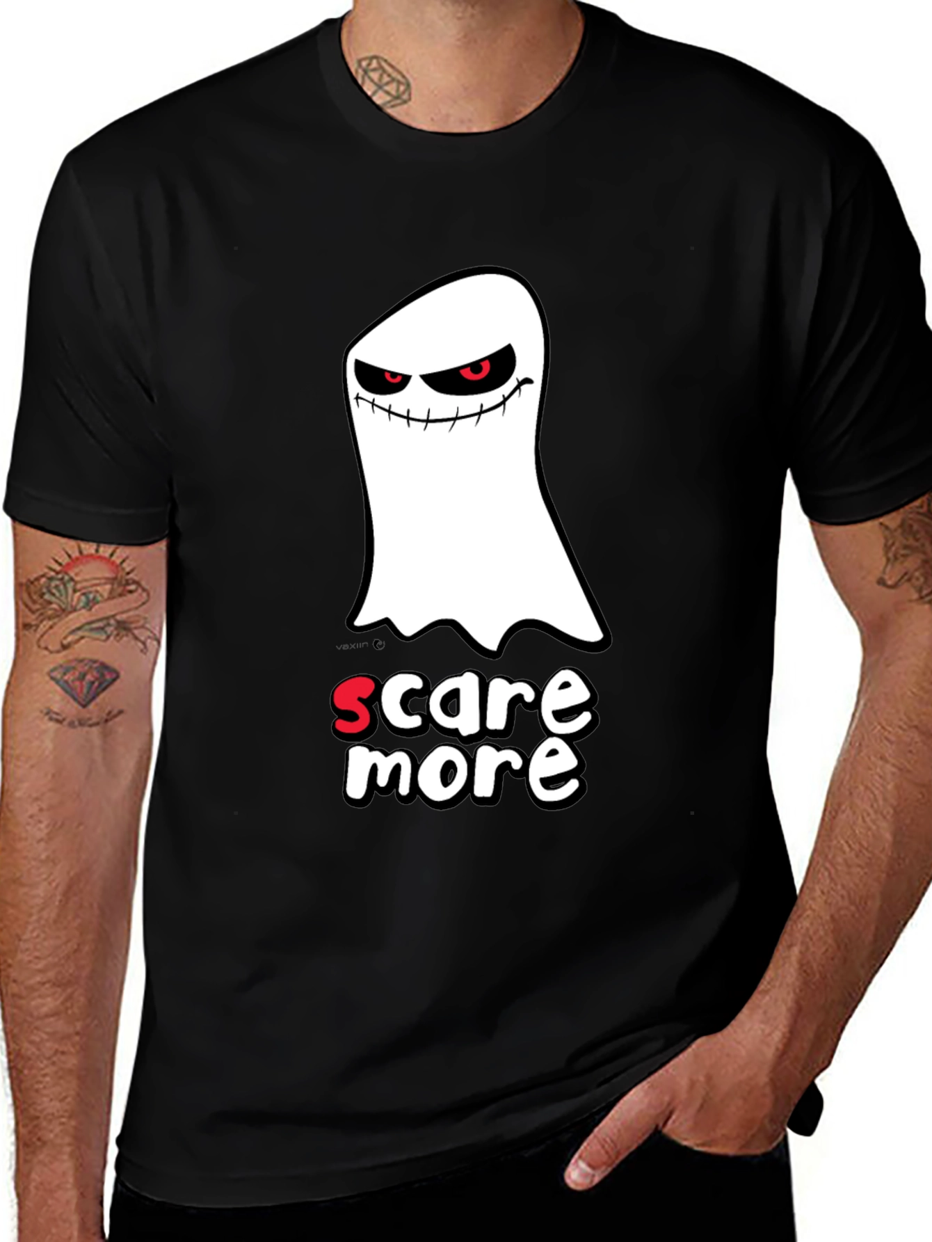 Spooky Ghost Scare More Graphic T-Shirt
