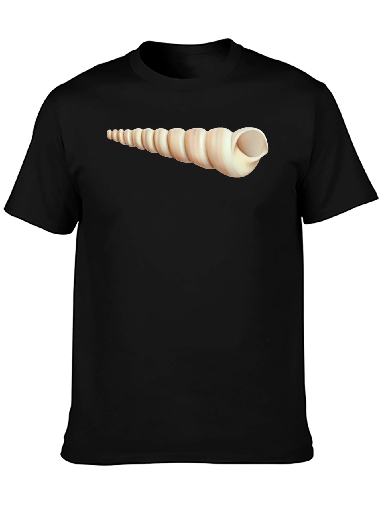 Spiral Shell Graphic T-Shirt - Unique Design