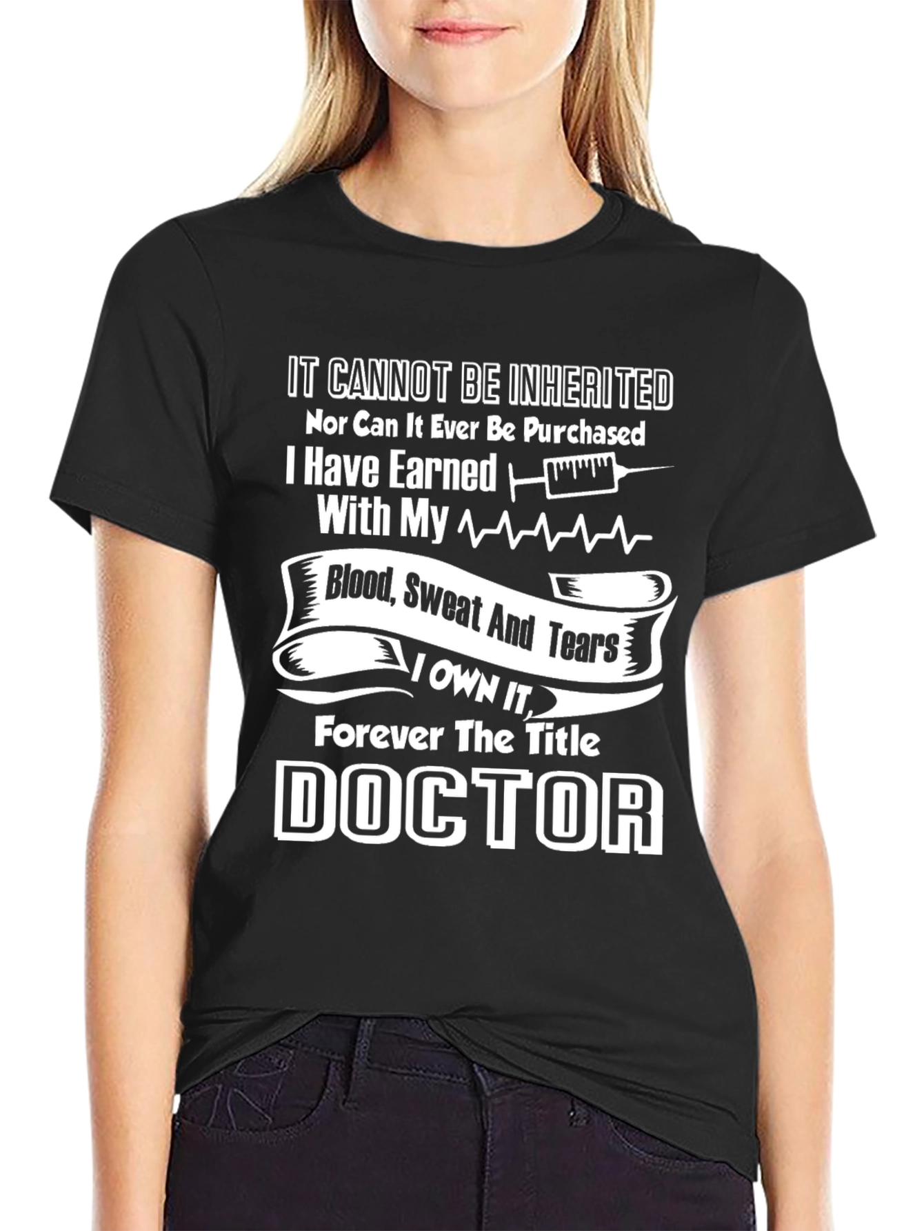 Doctor Earned It T-Shirt Medical Graduation Gift
