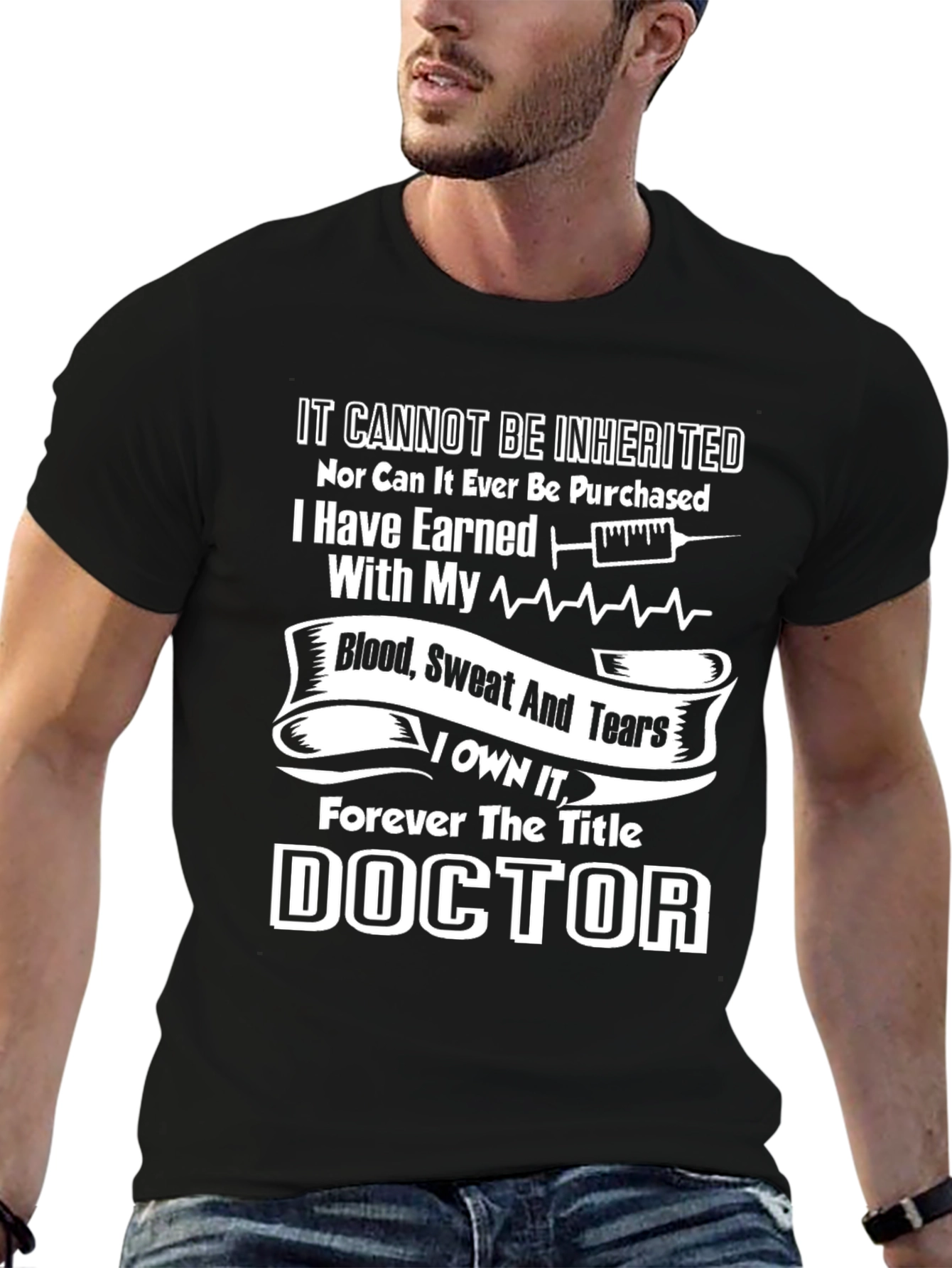 Doctor Earned It T-Shirt Medical Graduation Gift
