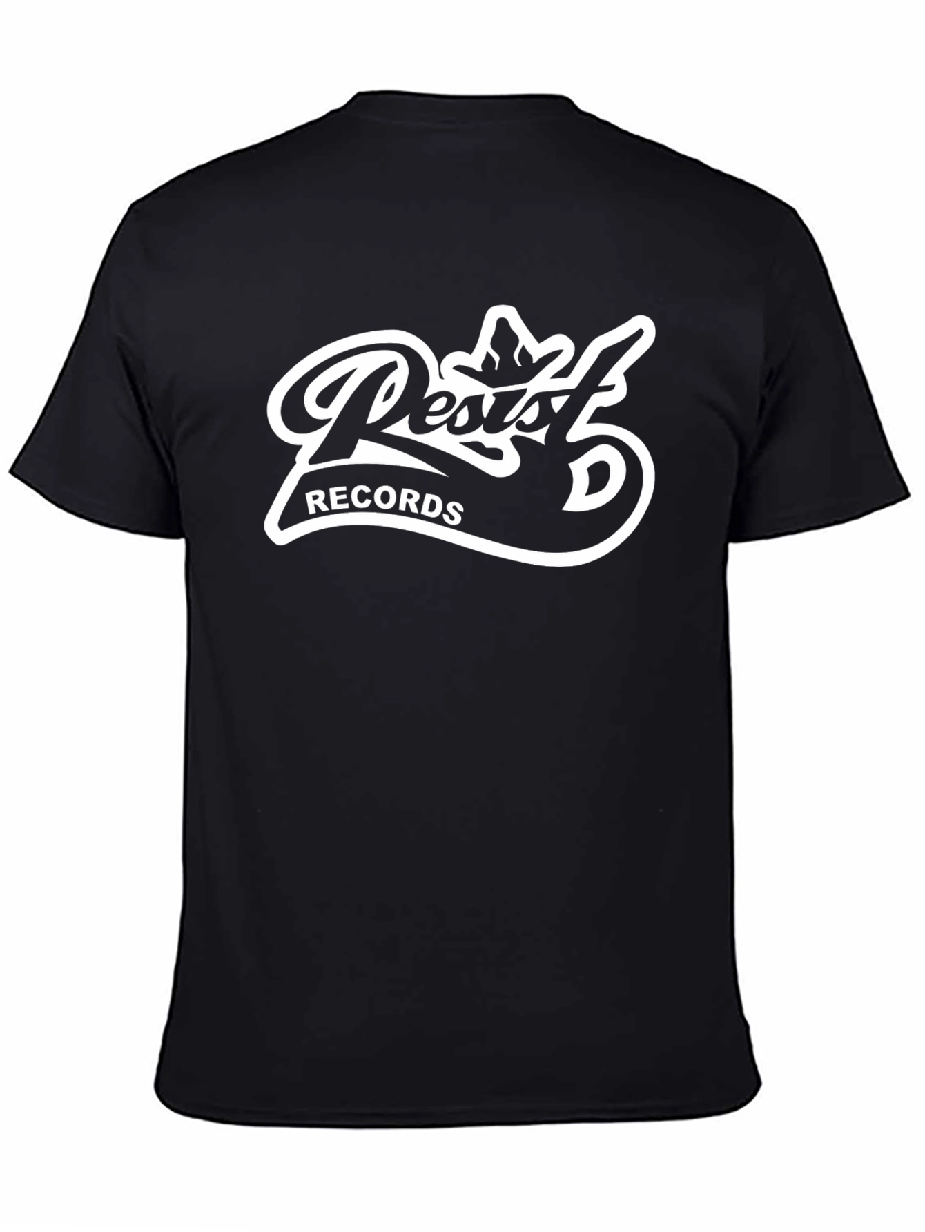 Resist Records Black Graphic T-Shirt