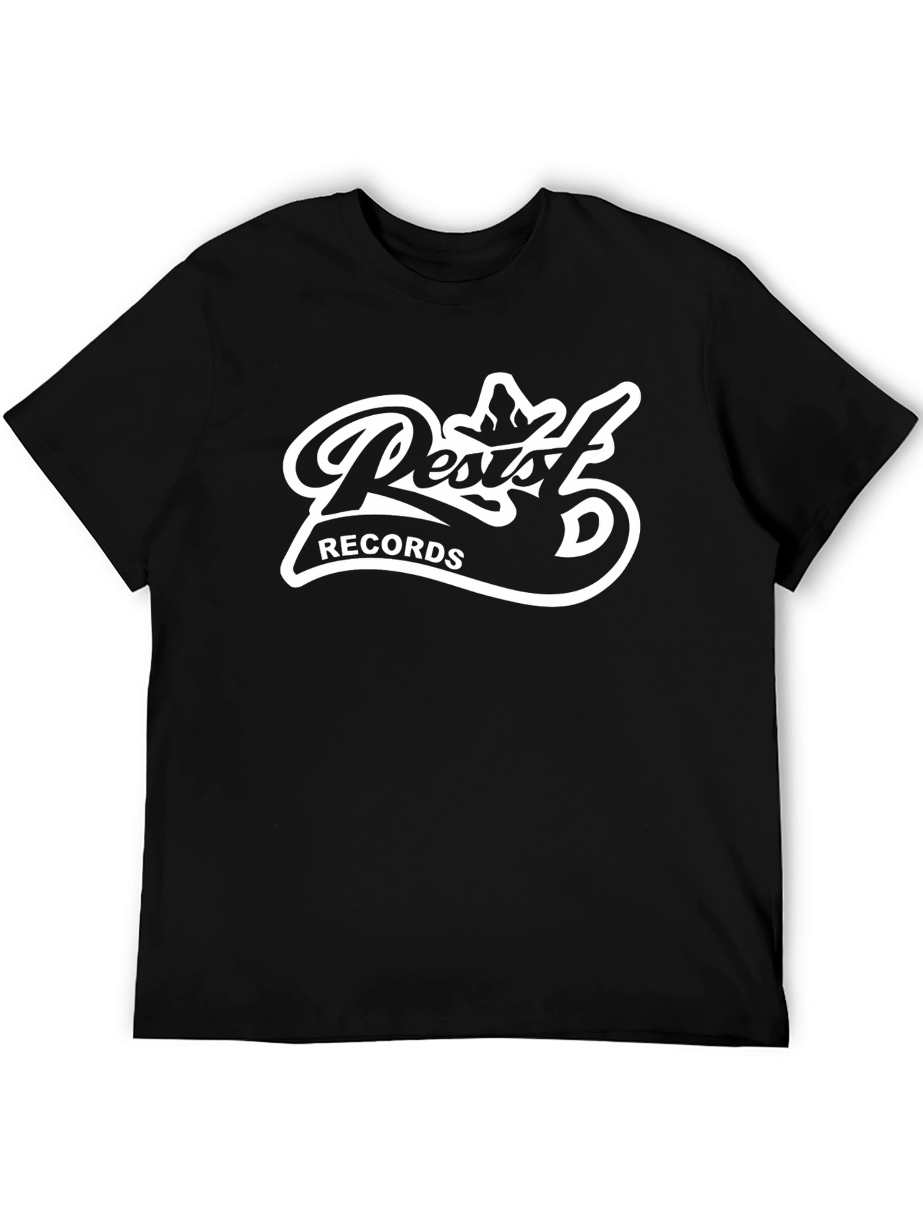 Resist Records Black Graphic T-Shirt