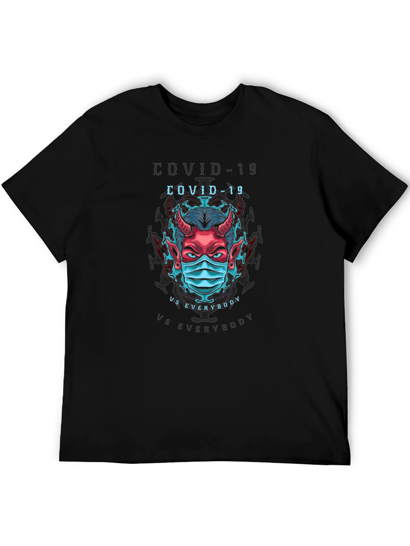 COVID-19 vs Everybody Graphic T-Shirt