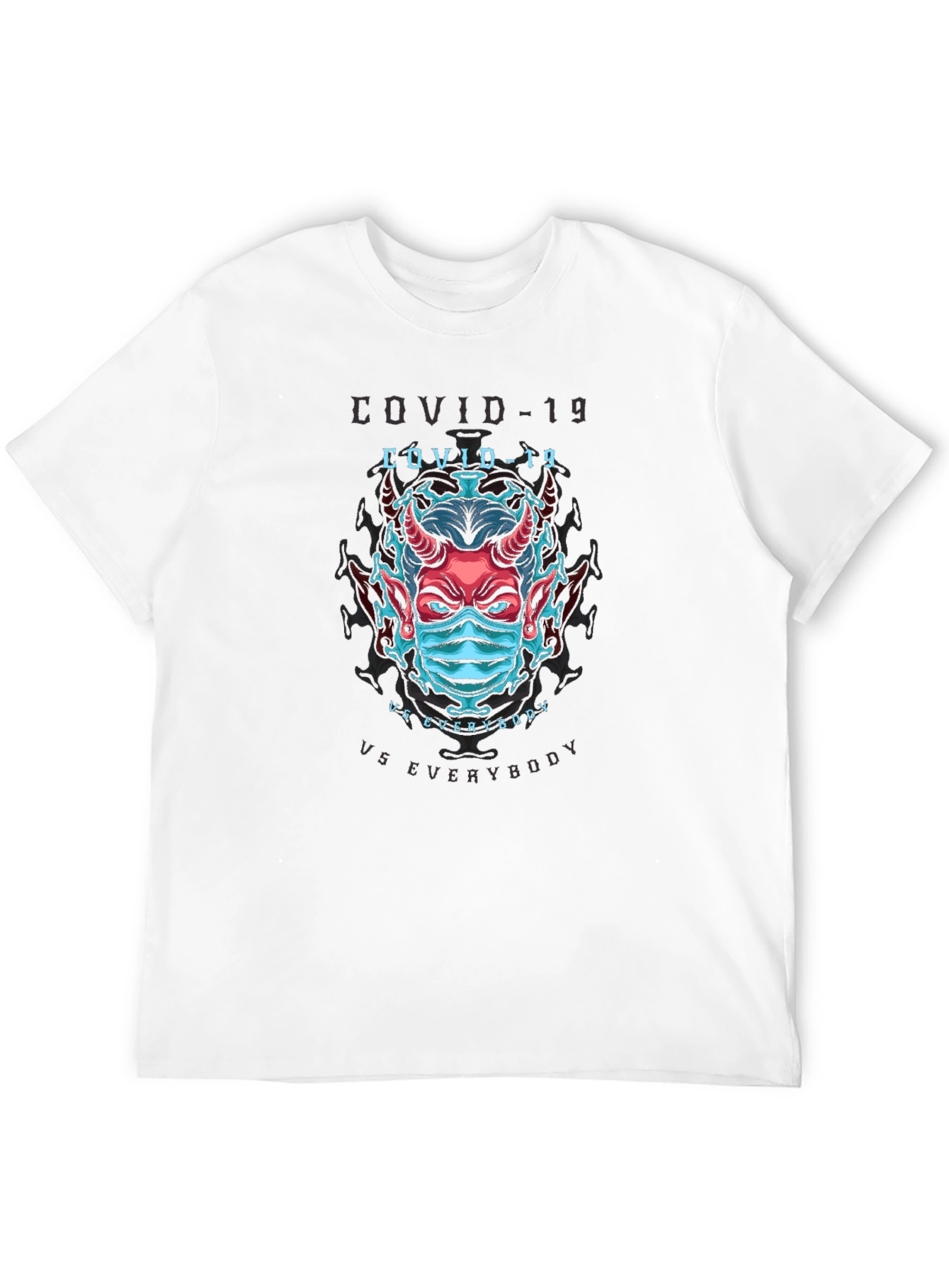 COVID-19 vs Everybody Graphic T-Shirt