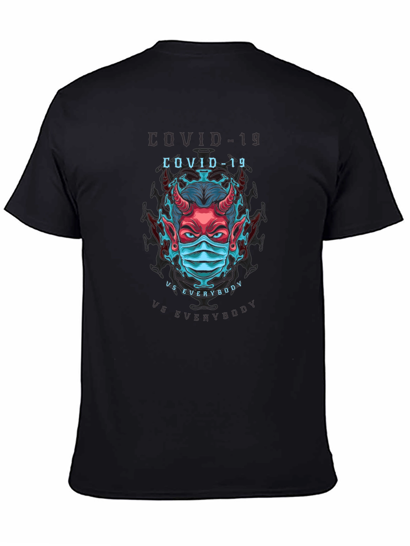COVID-19 vs Everybody Graphic T-Shirt