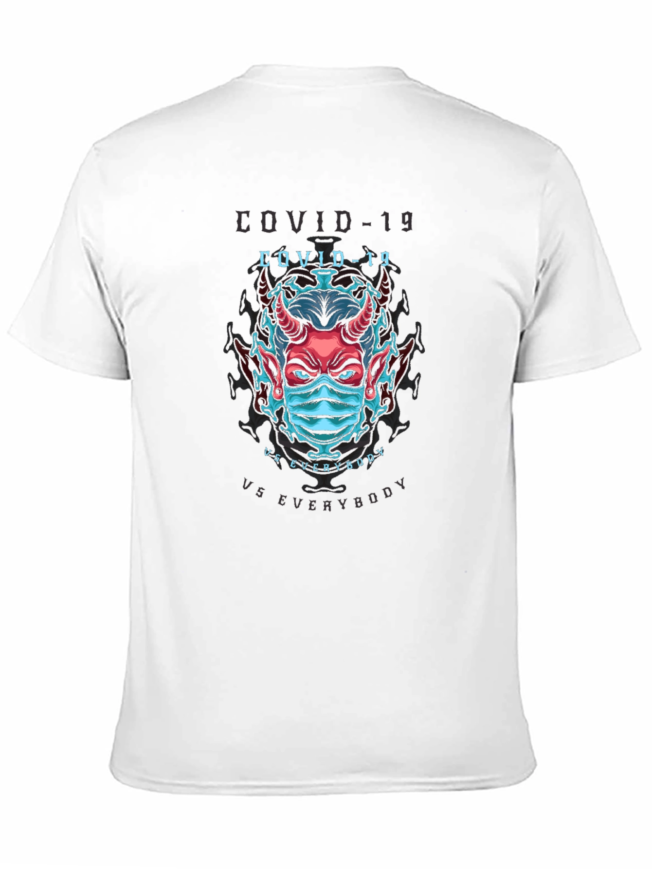 COVID-19 vs Everybody Graphic T-Shirt