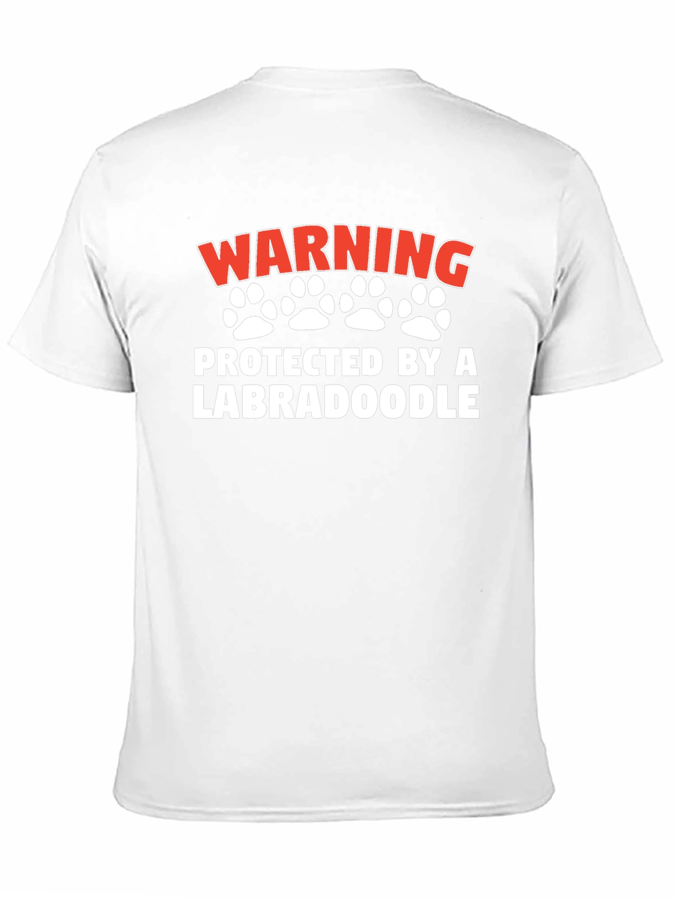 Warning Protected by a Labradoodle T-Shirt