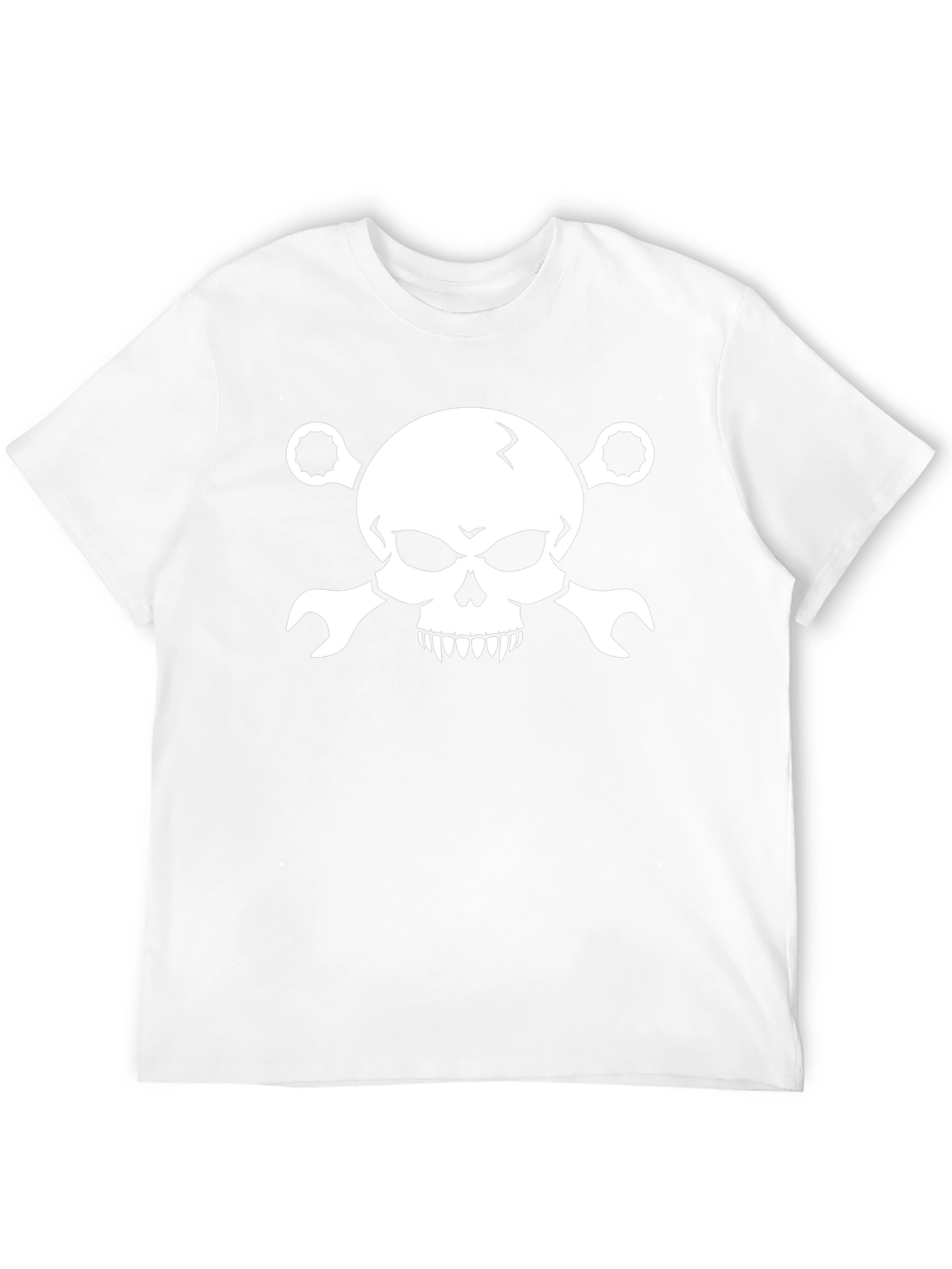 Skull & Wrenches Black T-Shirt - Mechanic Tee